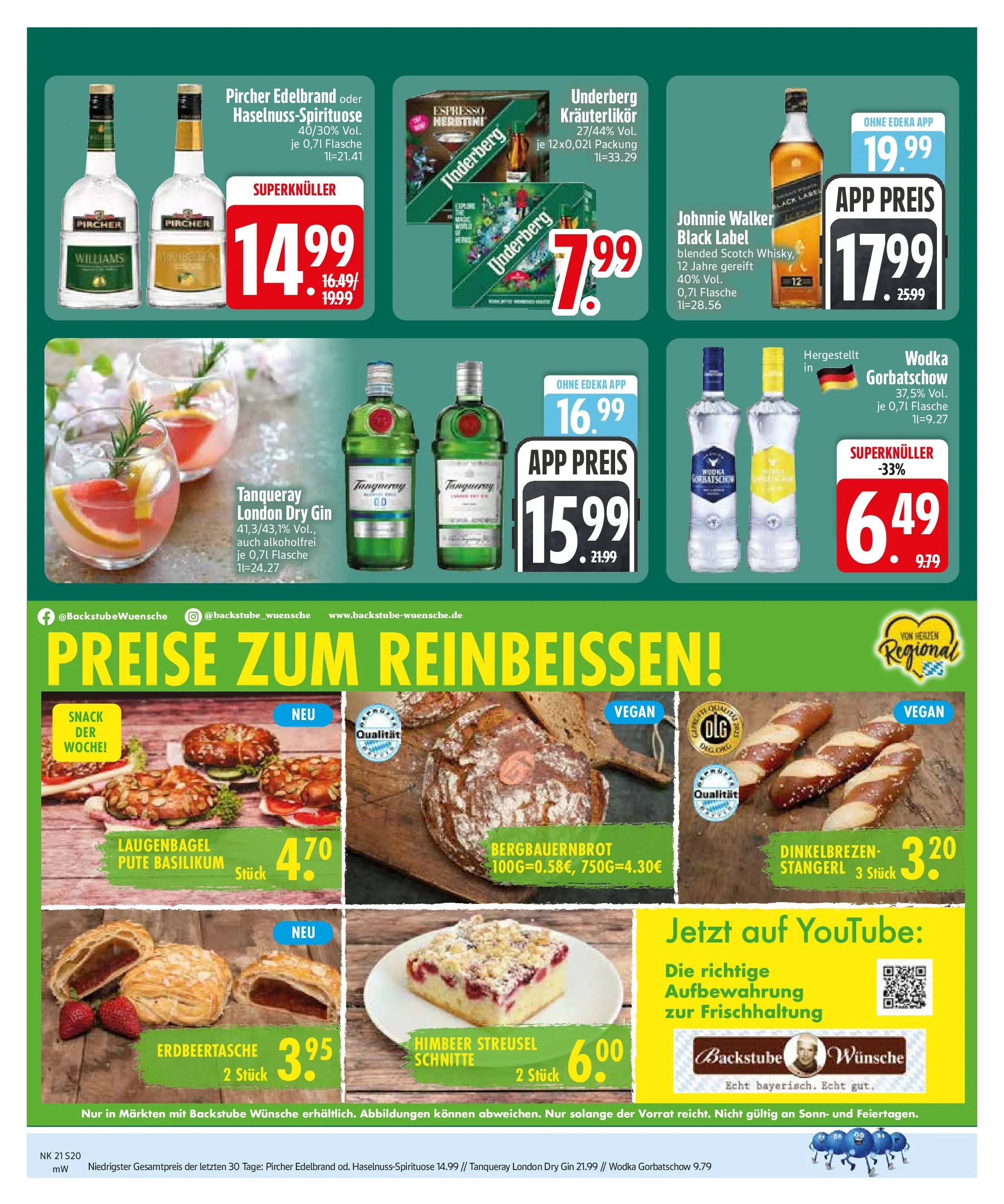 Edeka prospekt Bodenkirchen	 (ab 17.05.2026) » Angebote Online | Seite: 23 | Produkte: Pute, Wodka gorbatschow, Wodka, Underberg