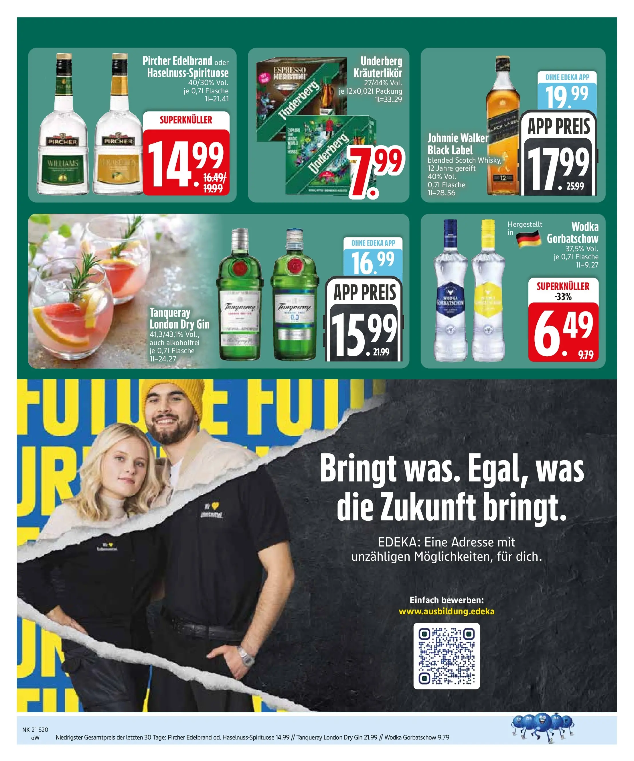 Edeka prospekt Rötz	 (ab 17.05.2026) » Angebote Online | Seite: 23 | Produkte: Wodka gorbatschow, Gin, Wodka, Johnnie walker