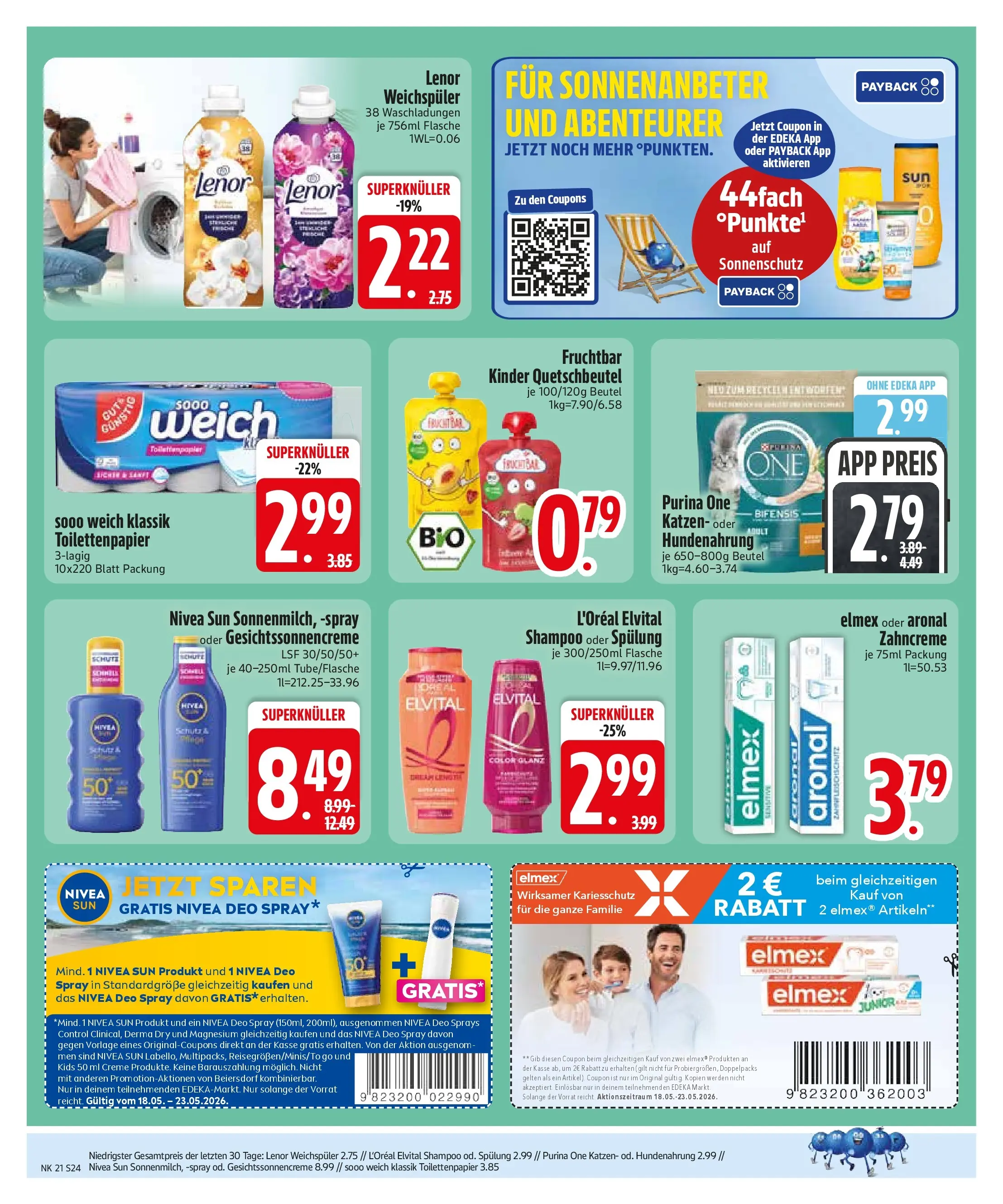 Edeka prospekt Rötz	 (ab 17.05.2026) » Angebote Online | Seite: 27 | Produkte: Purina one, Spülung, Creme, Weichspüler