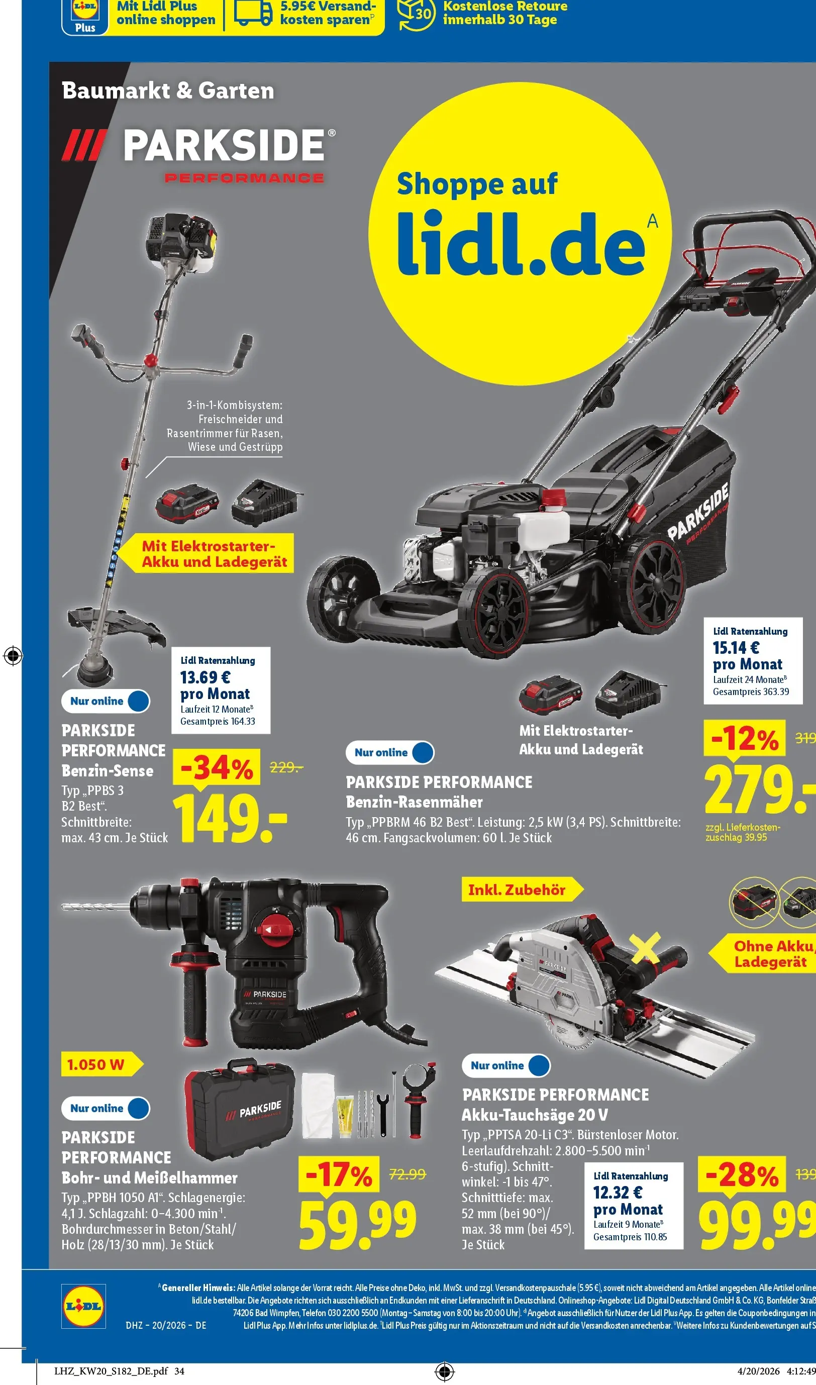 Lidl Prospekt Wahlstedt (ab 10.05.2026) » Angebote online | Seite: 48 Lidl Prospekt Wahlstedt (ab 10.05.2026) zum Blättern » Angebote | Seite: 48