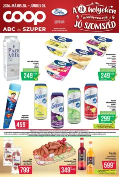 Ajánlatok - Coop újság érvényessége 2026.06.03-ig - amely érvényes a következő dátumtól: 24.05.2026 Ajánlatok - Coop újság érvényessége 2026.06.03-ig - amely érvényes a következő dátumtól: 24.05.2026