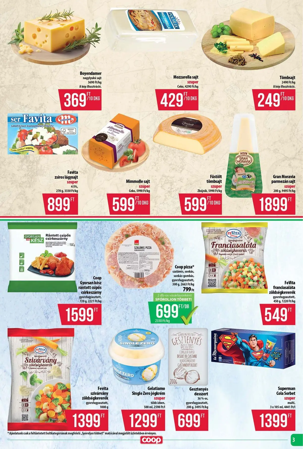 Ajánlatok - Coop újság érvényessége 2026.06.03-ig - 2026.05.24. -tól/töl > akció, lapozható szórólap 🛍️ | Oldal: 3