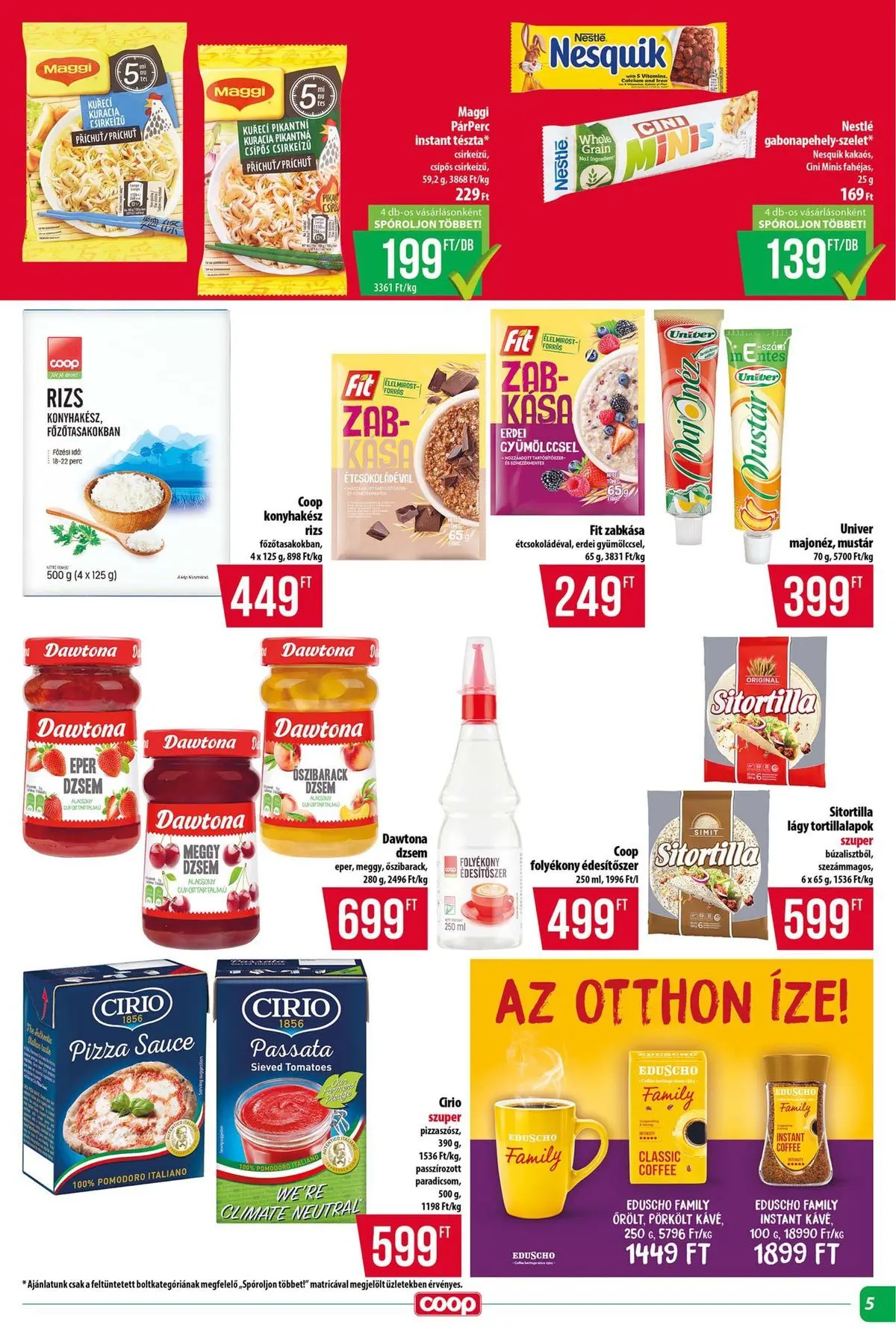 Ajánlatok - Coop újság érvényessége 2026.06.03-ig - 2026.05.24. -tól/töl > akció, lapozható szórólap 🛍️ | Oldal: 5