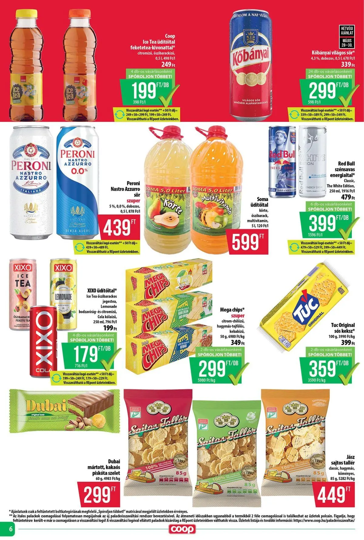 Ajánlatok - Coop újság érvényessége 2026.06.03-ig - 2026.05.24. -tól/töl > akció, lapozható szórólap 🛍️ | Oldal: 6