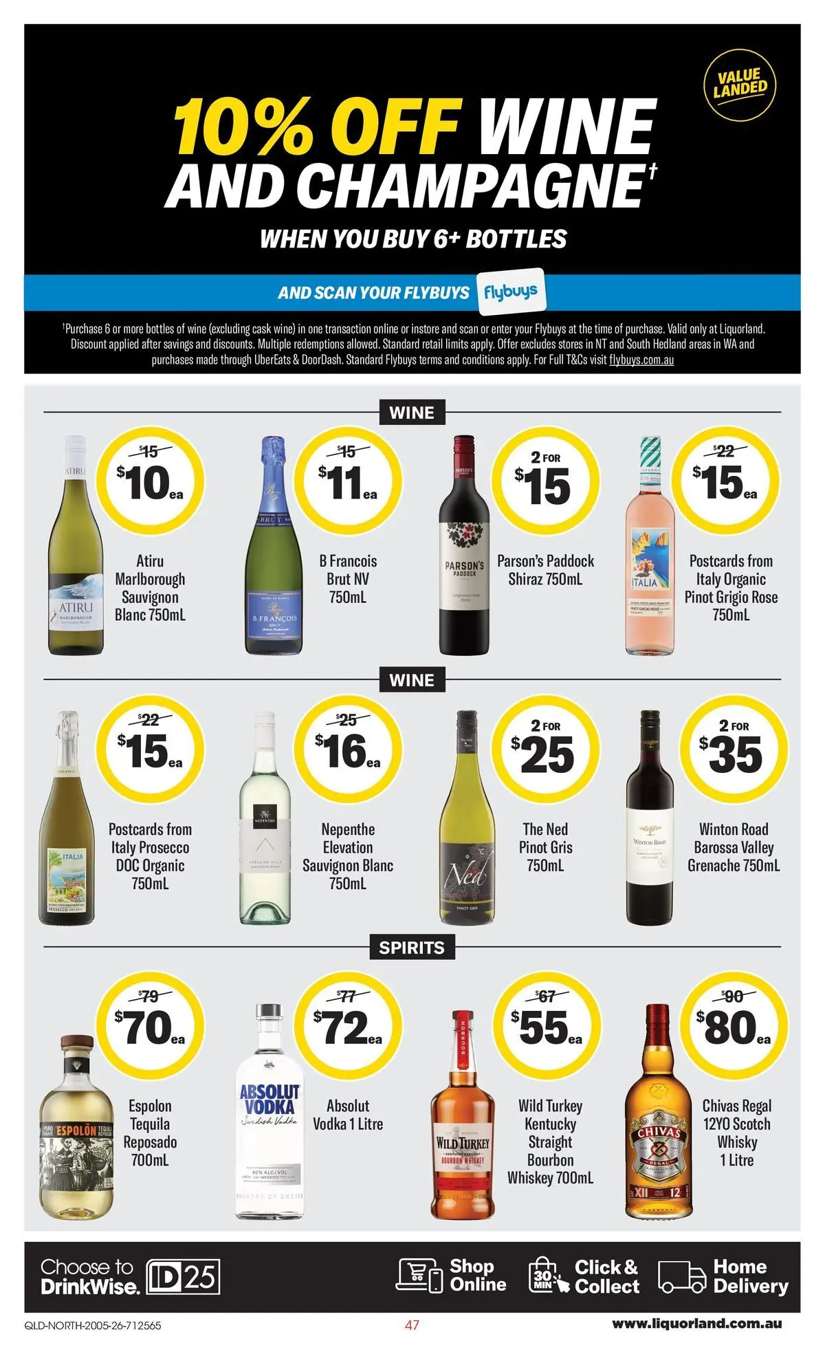 ﻿Coles catalogue valid from 19/05/2026 > Online Australia | Page: 47 | Products: Vodka, Whiskey, Scotch, Turkey