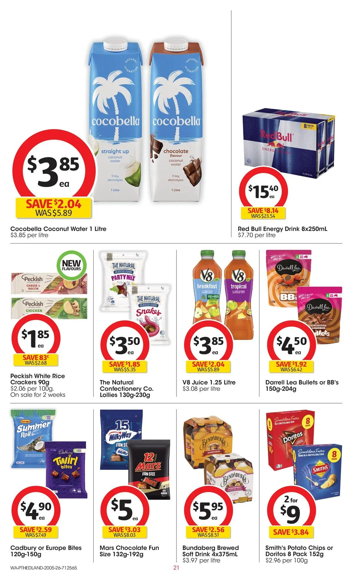 ﻿Coles catalogue valid from 19/05/2026 > Online Australia | Page: 21 | Products: Bacon, Ginger, Juice, Rice