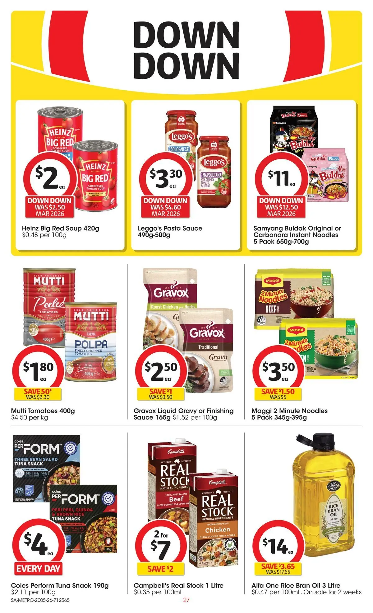 ﻿Coles catalogue valid from 19/05/2026 > Online Australia | Page: 27 | Products: Oil, Beef, Pasta, Soup