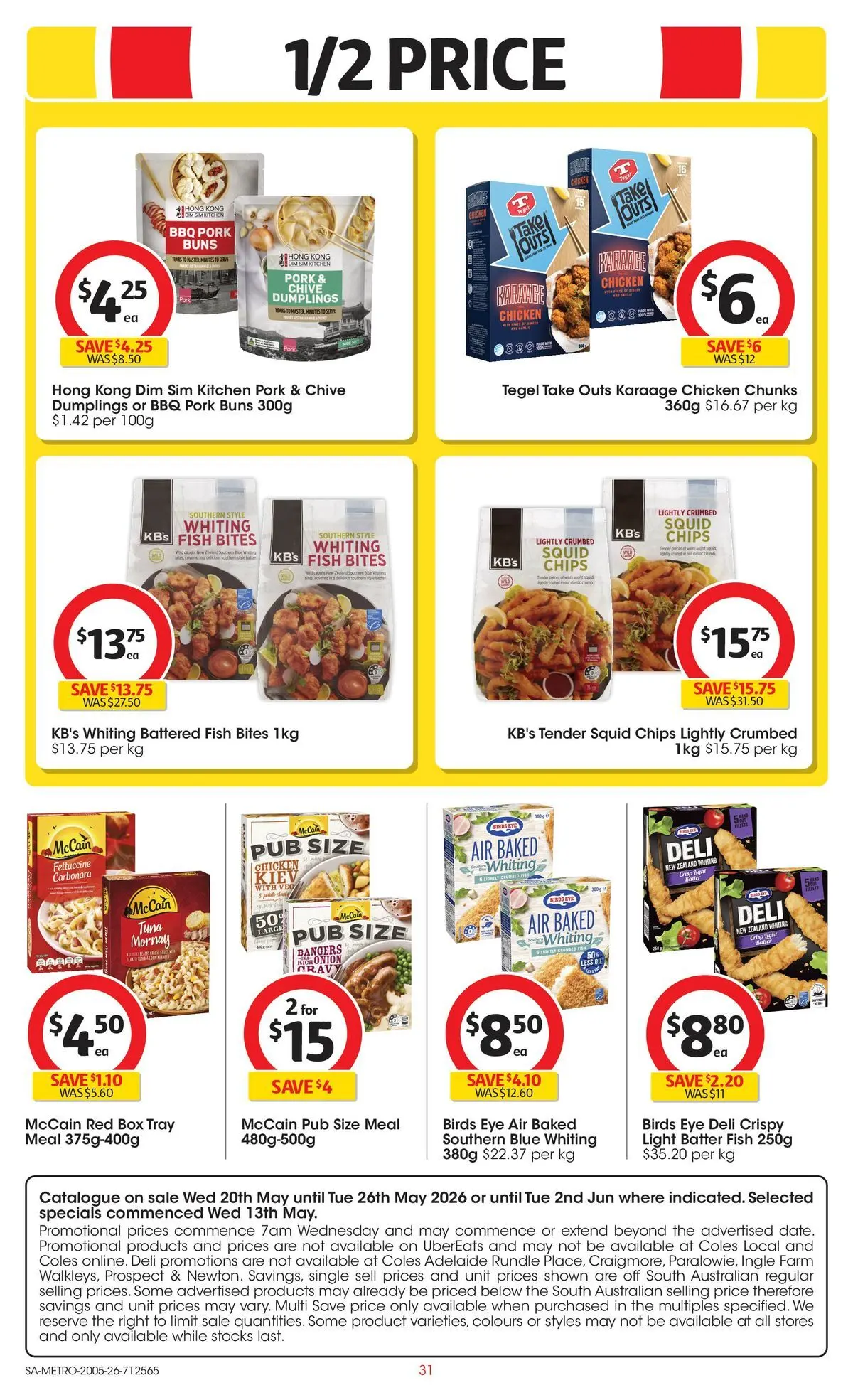 ﻿Coles catalogue valid from 19/05/2026 > Online Australia | Page: 31 | Products: Box, Light, Pork, Tuna