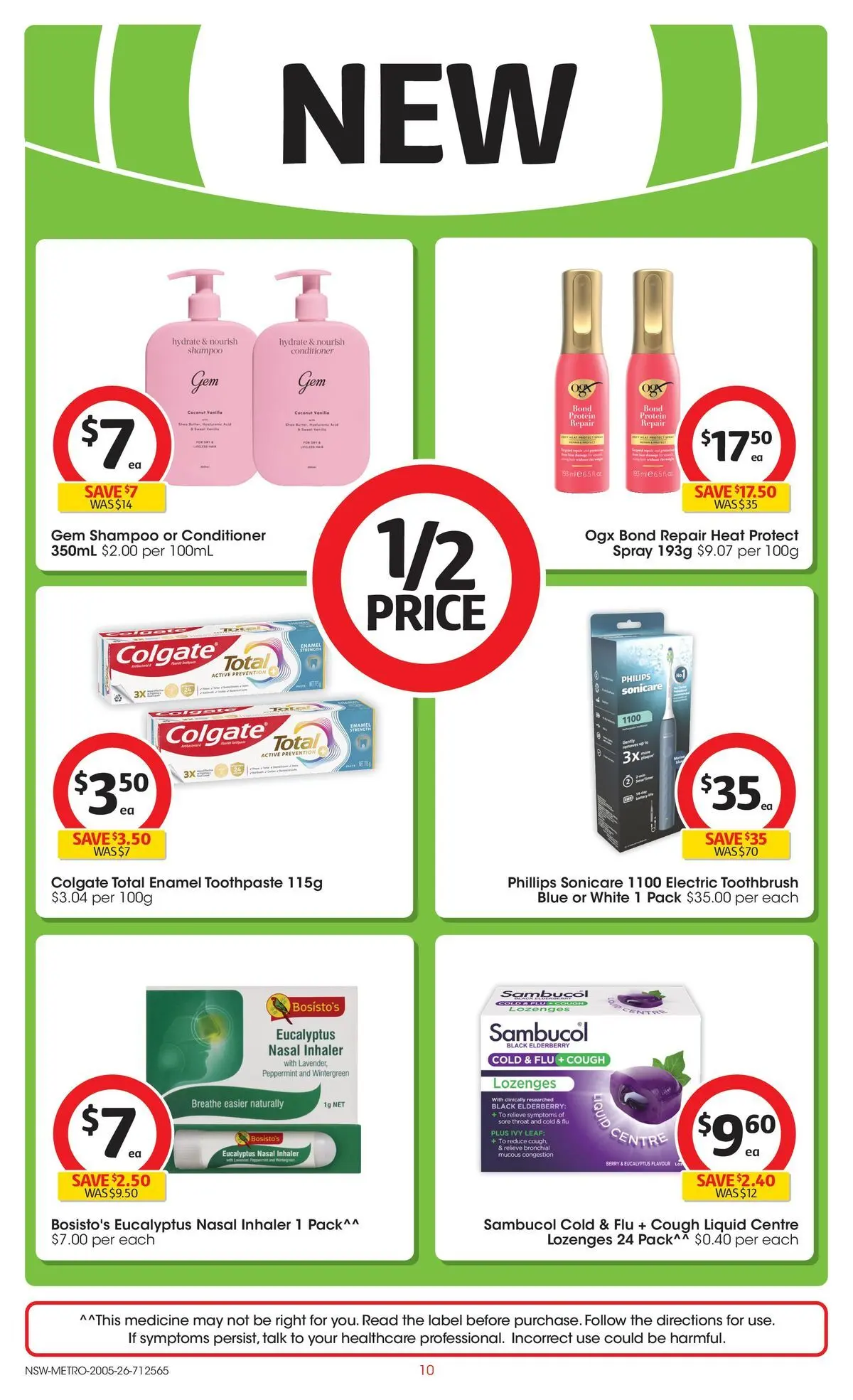 ﻿Coles catalogue valid from 19/05/2026 > Online Australia | Page: 10 | Products: Gem, Conditioner, Toothbrush, Electric toothbrush