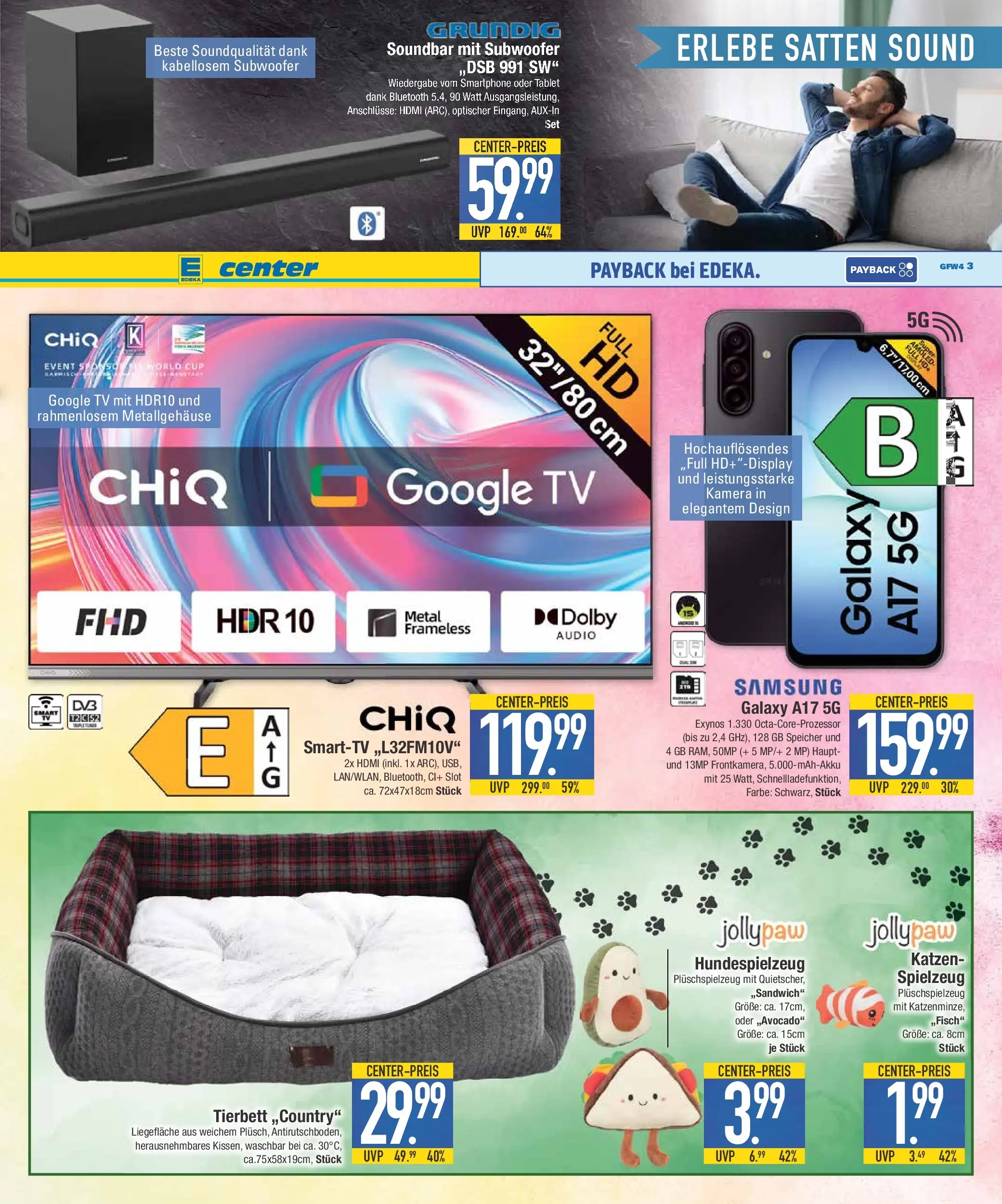 E center Prospekt Weißenburg	 (ab 17.05.2026) zum Blättern | Seite: 14 | Produkte: Kamera, Soundbar, Tablet, TV