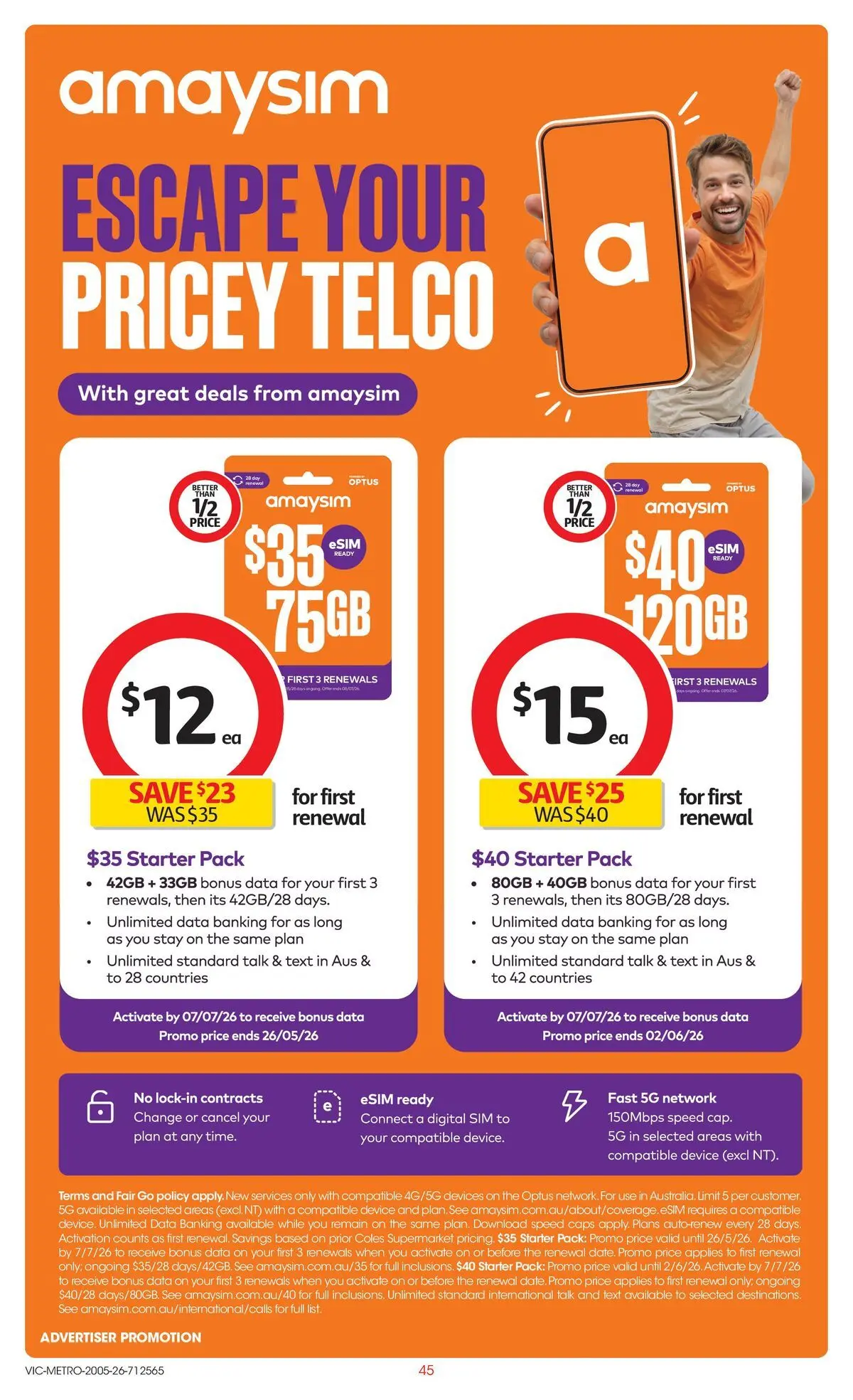 ﻿Coles catalogue valid from 19/05/2026 > Online Australia | Page: 45 | Products: Digital, Device