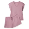 Leinen Shortypyjama