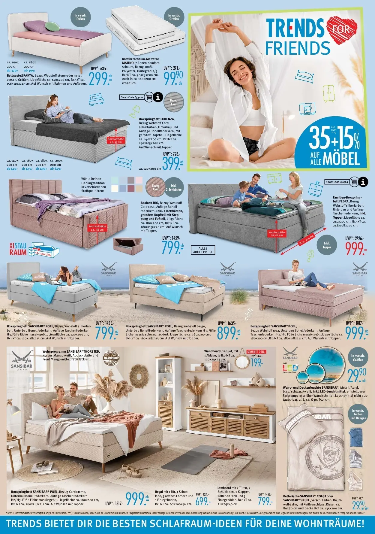 Trends Ostermann Trends: Neue Möbel wirken Wunder. (ab 30.05.2026) zum Blättern | Seite: 4 | Produkte: Top, Kissen, Regal, Mango