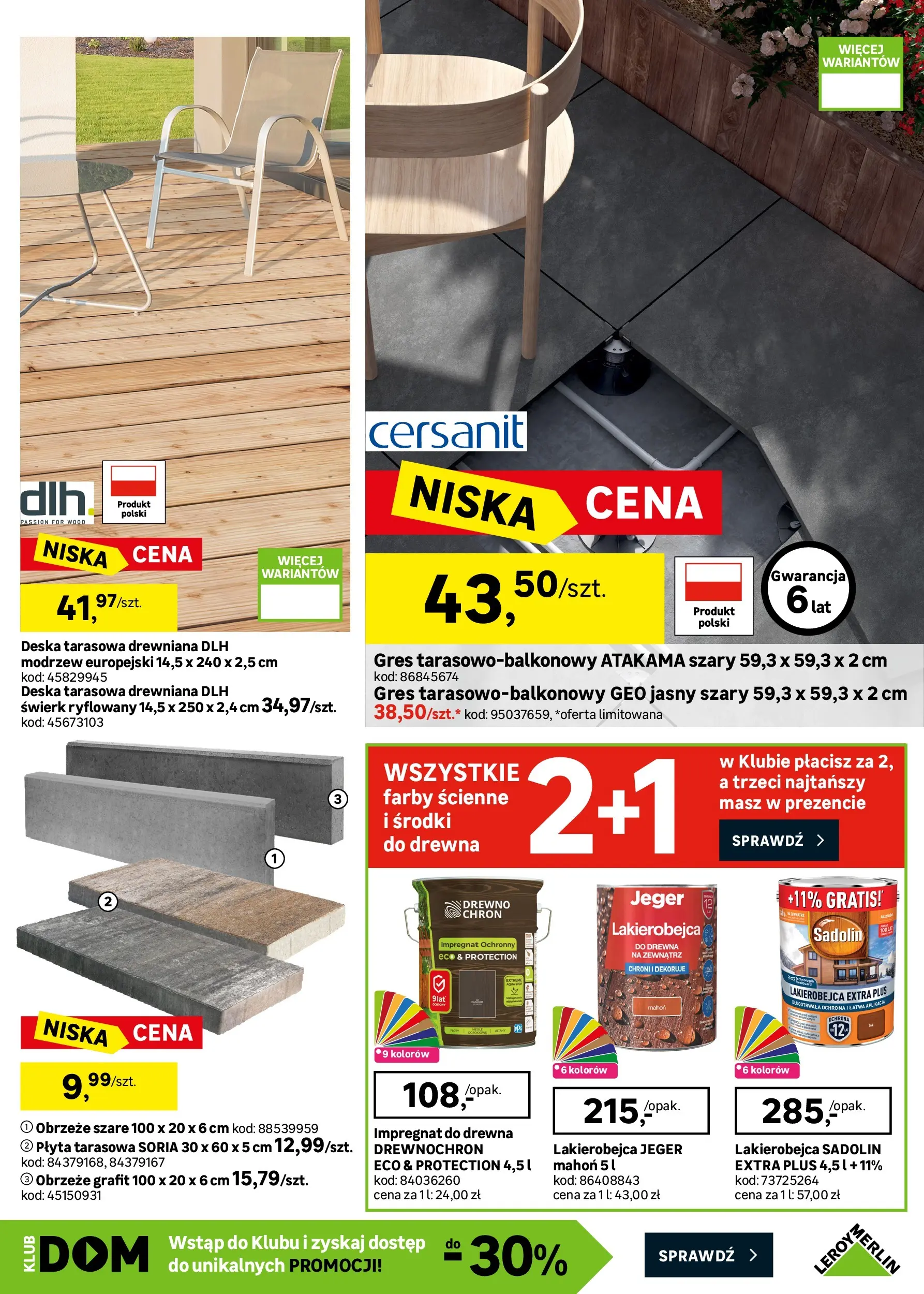 Leroy Merlin gazetka od (22.04.2026 - 19.05.2026) | Strona: 11 | Produkty: Impregnat do drewna
