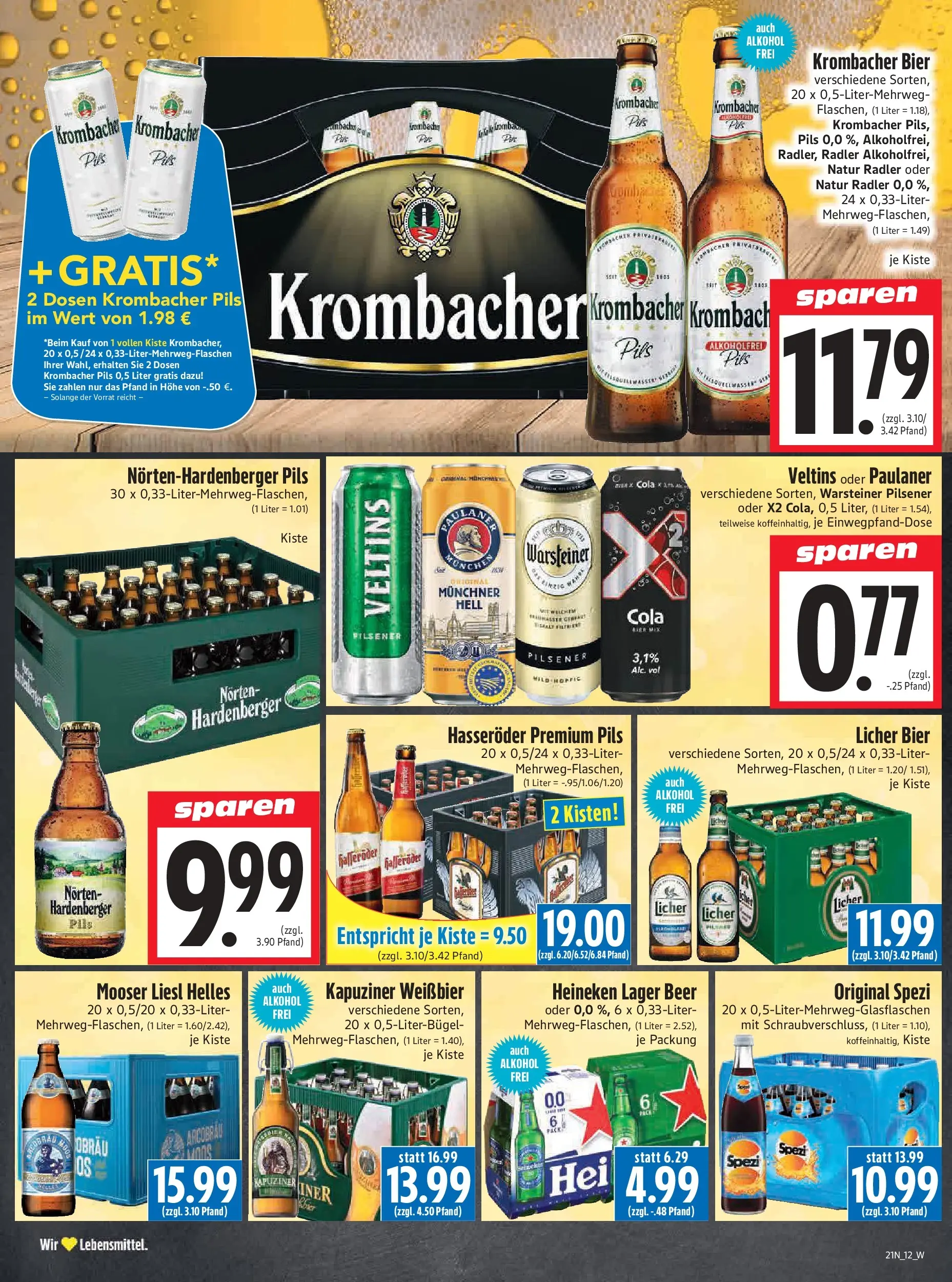 Angebote - Edeka Hahner: Wochenangebote (ab 17.05.2026) zum Blättern | Seite: 14 | Produkte: Bier, Weißbier, Pils, Radler