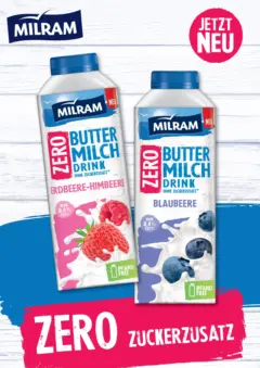 Angebote - Milram: Buttermilchdrink Zero ab 17.05.2026 gültig