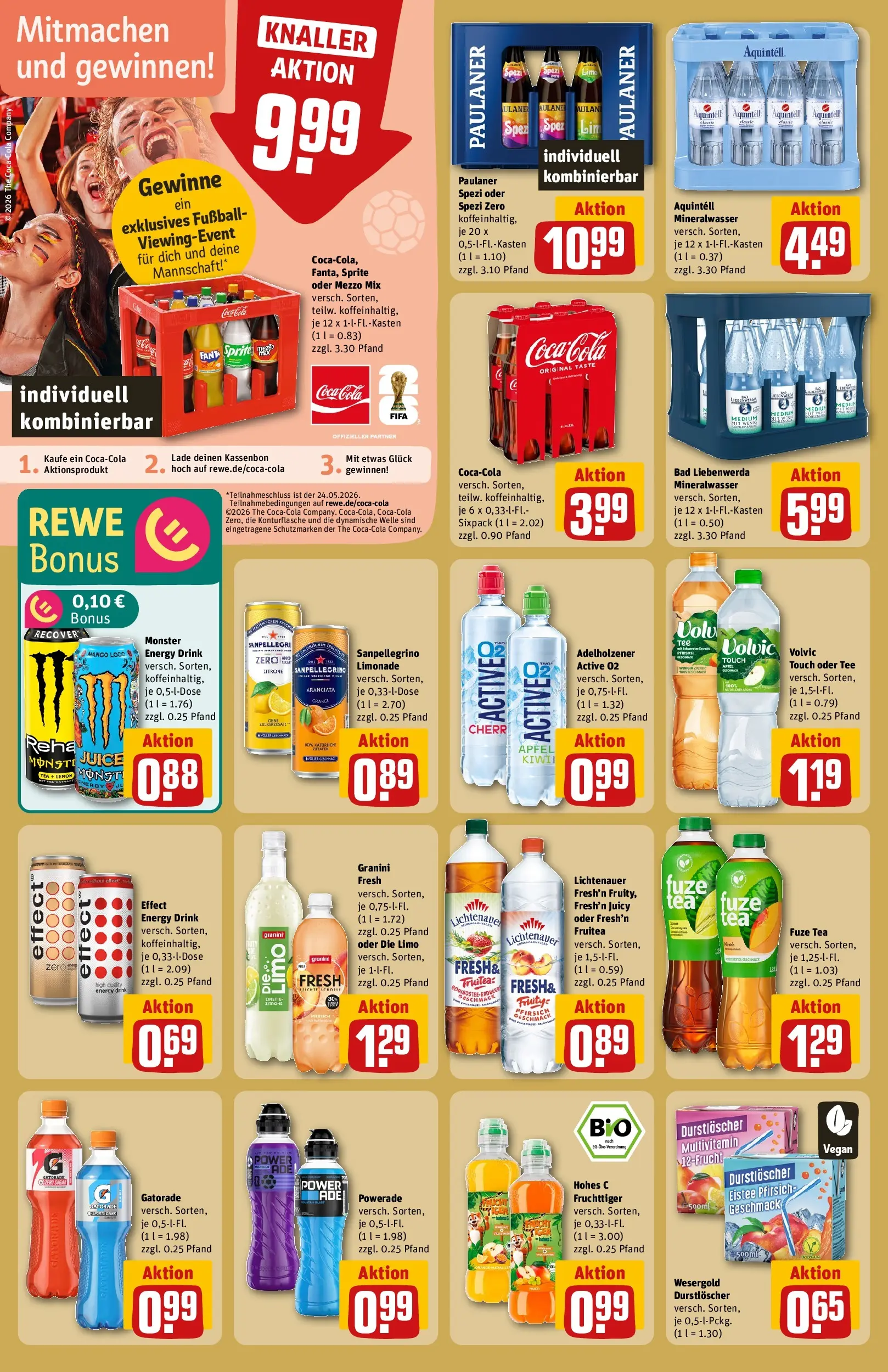 REWE Prospekt ab 17.05.2026 zum Blättern » Angebote | Seite: 22 | Produkte: Energy, Bad, Volvic, Paulaner