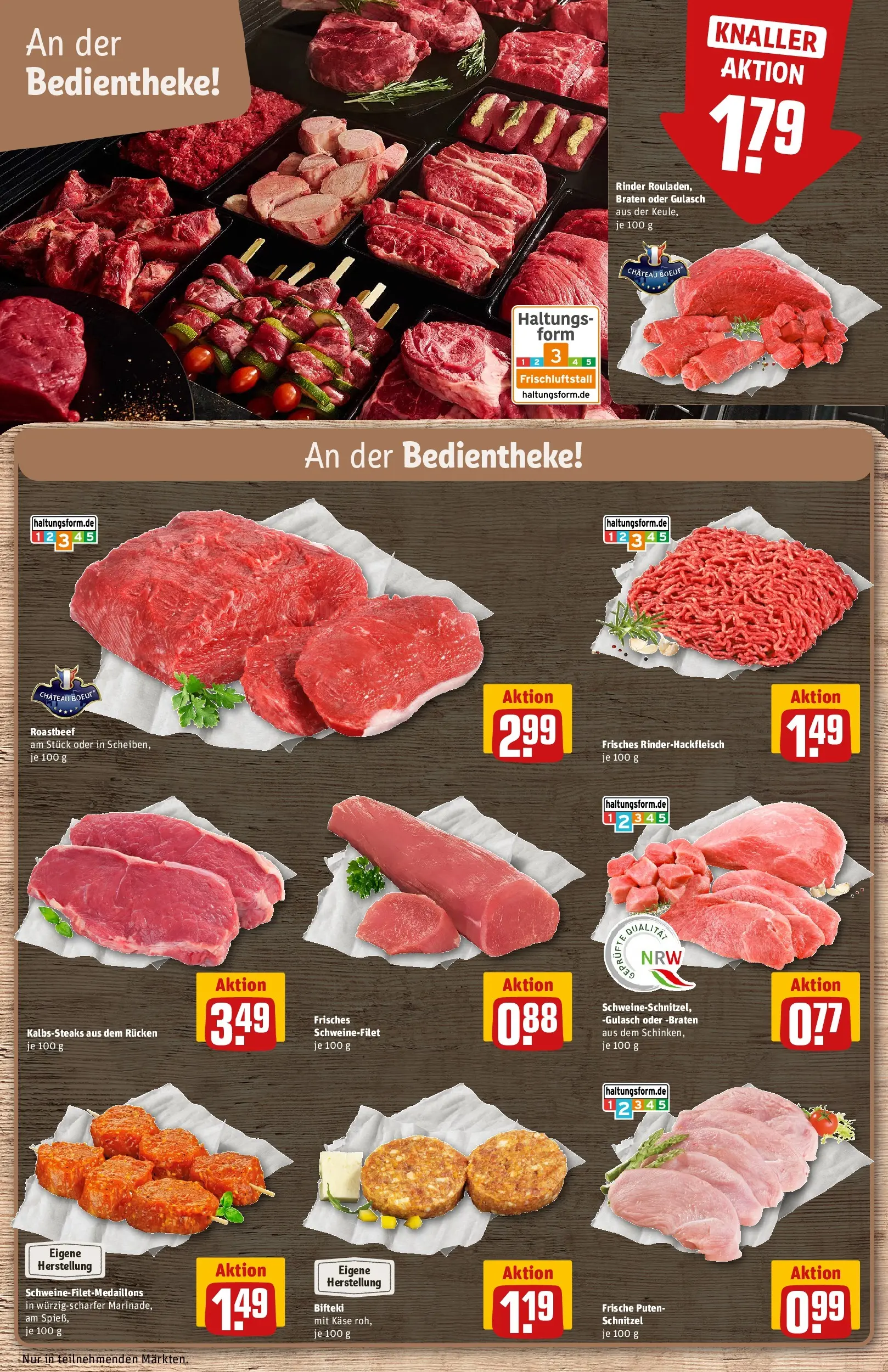 REWE Prospekt ab 17.05.2026 zum Blättern » Angebote | Seite: 12 | Produkte: Schnitzel, Roastbeef, Schweinefilet, Schinken