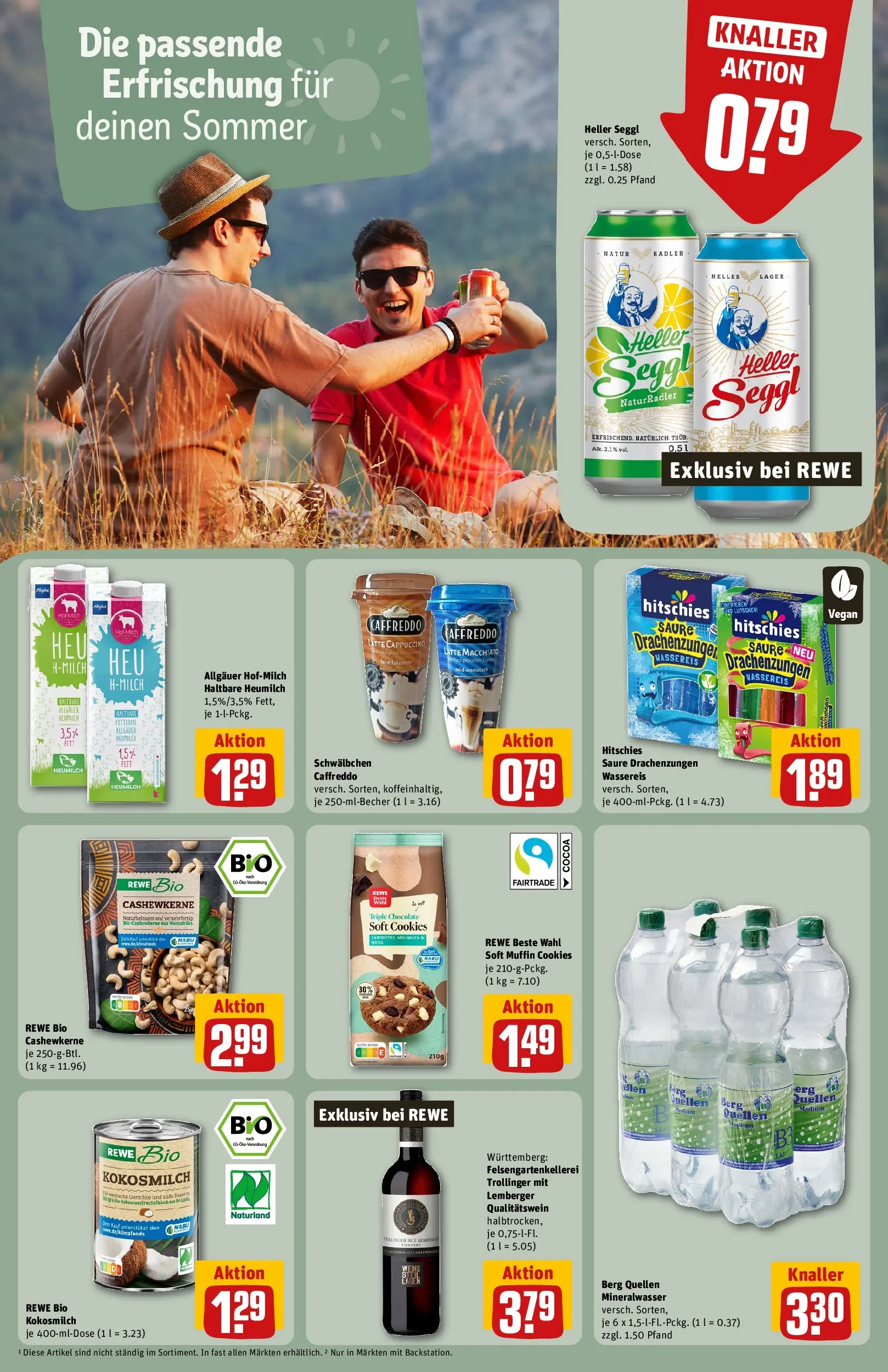 REWE Prospekt ab 17.05.2026 zum Blättern » Angebote | Seite: 23 | Produkte: Mineralwasser, Reis