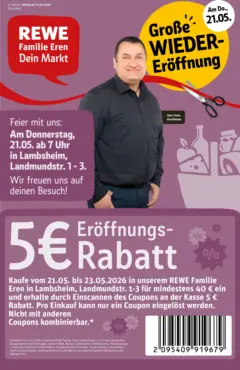 Rewe Prospekt Lambsheim	 ab 17.05.2026 gültig