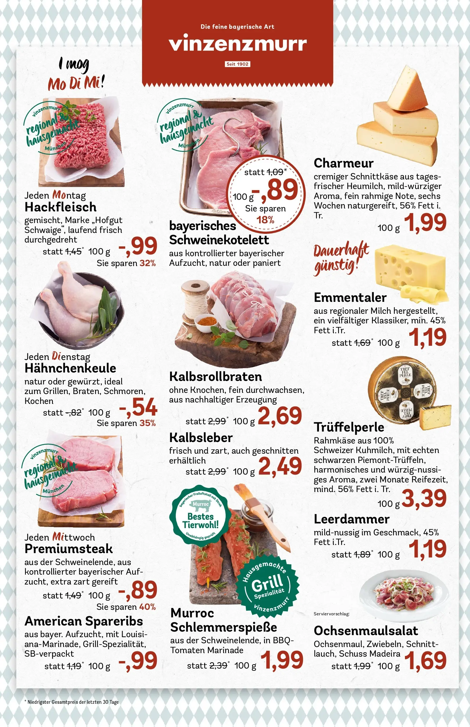 REWE Prospekt ab 17.05.2026 zum Blättern » Angebote | Seite: 10 | Produkte: Grill, Milch, Kalbsleber, Hackfleisch