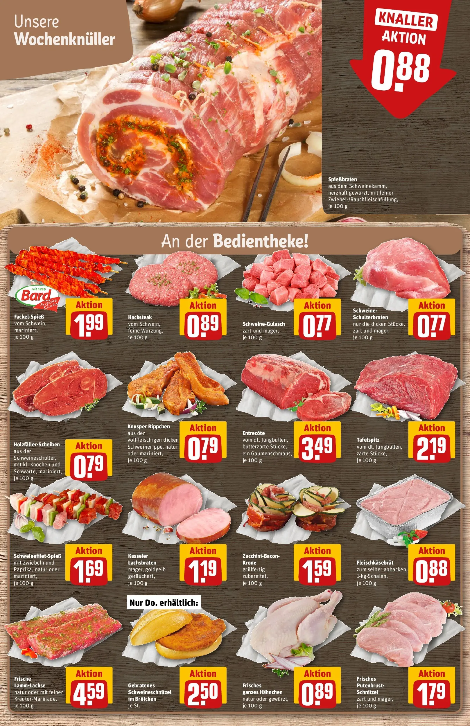 REWE Prospekt ab 17.05.2026 zum Blättern » Angebote | Seite: 10 | Produkte: Hahnchen, Küche, Schnitzel, Zwiebeln