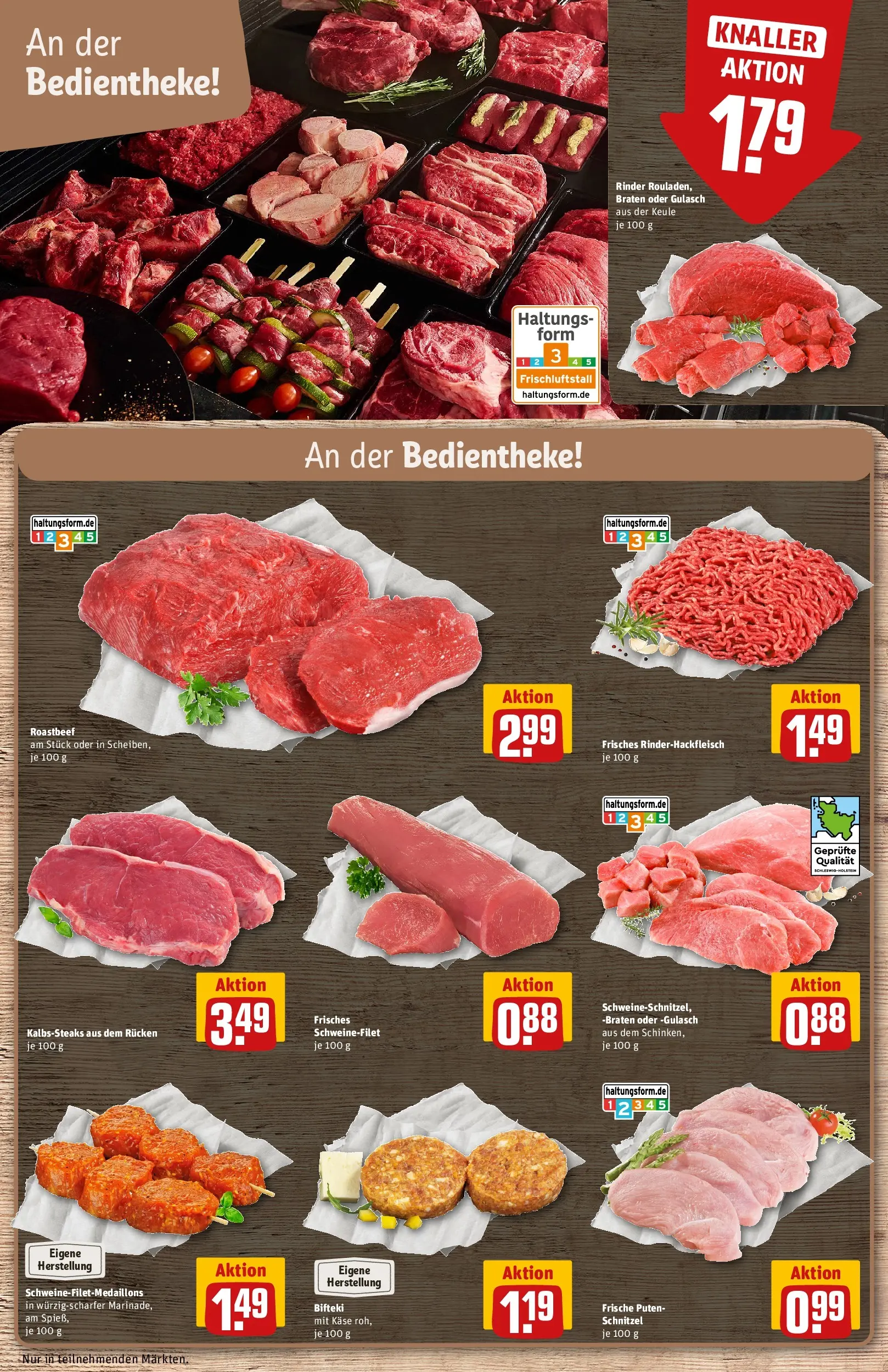 REWE Prospekt ab 18.05.2026 zum Blättern » Angebote | Seite: 12 | Produkte: Käse, Schnitzel, Schweinefilet, Steak