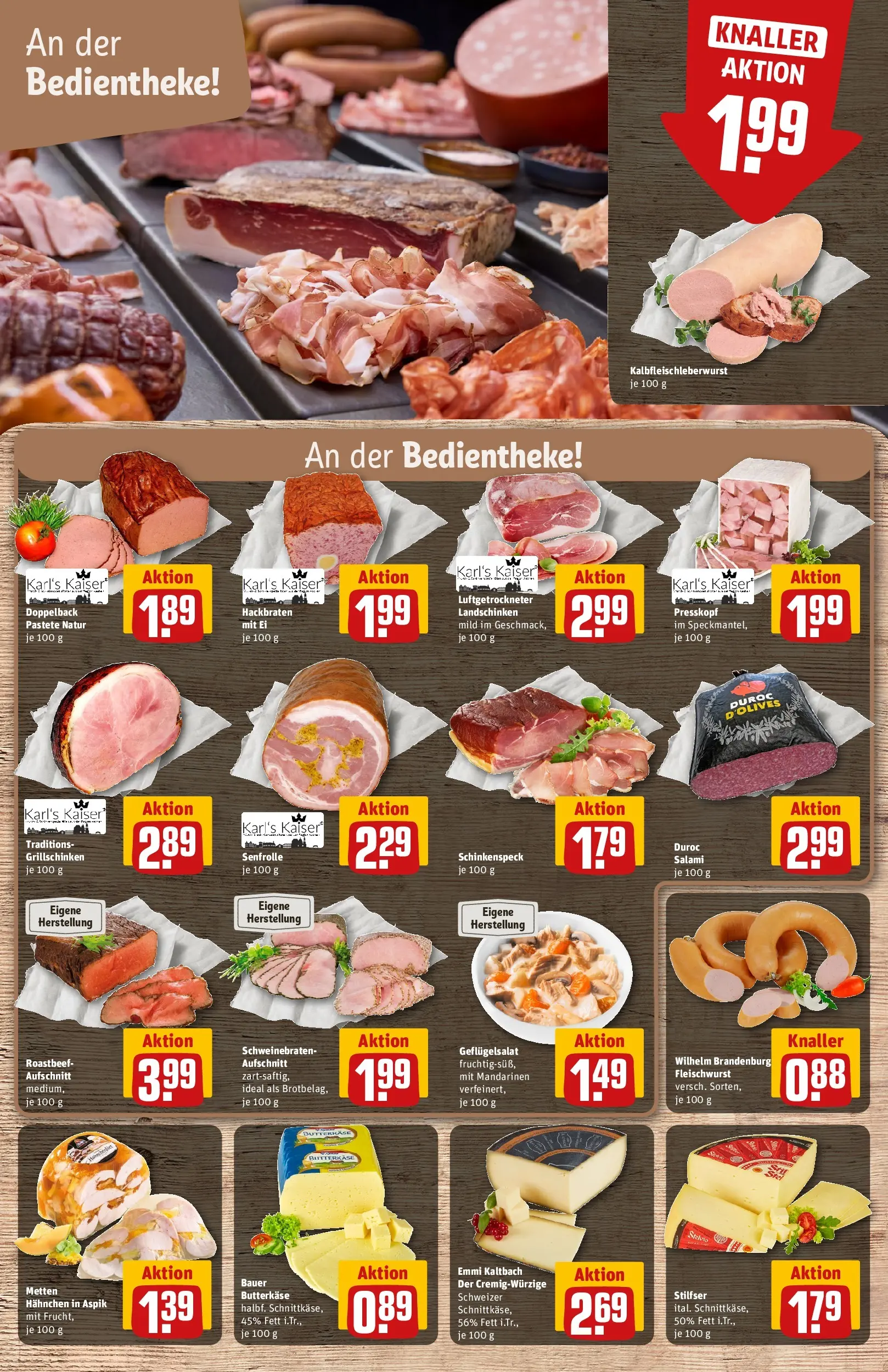 REWE Prospekt ab 17.05.2026 zum Blättern » Angebote | Seite: 11 | Produkte: Hahnchen, Butter, Mandarinen, Roastbeef