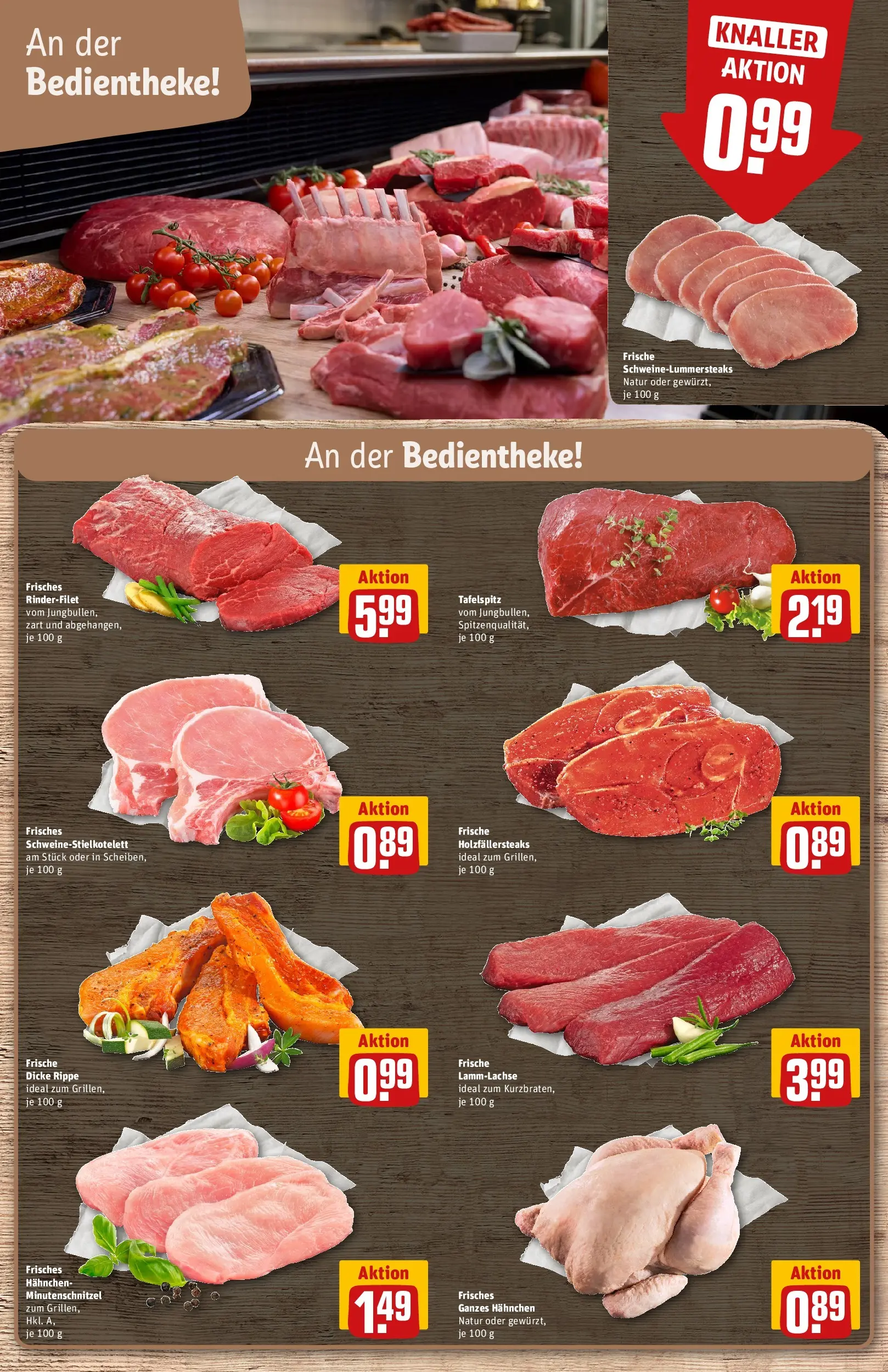 REWE Prospekt ab 17.05.2026 zum Blättern » Angebote | Seite: 10 | Produkte: Tafelspitz, Hahnchen, Rinderfilet