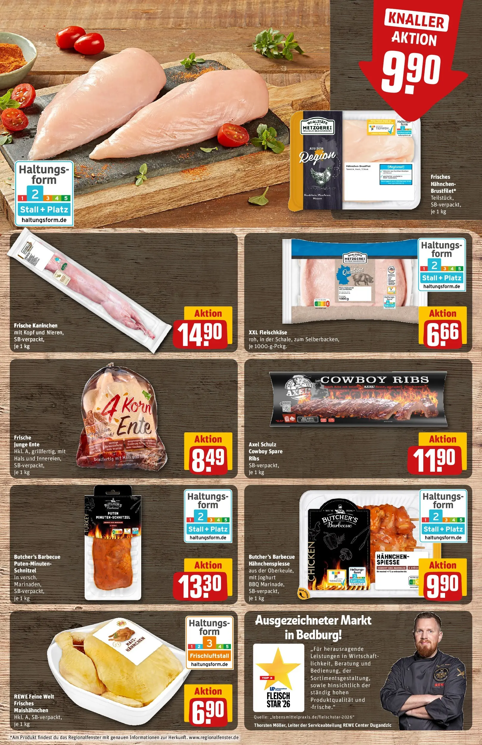 REWE Prospekt ab 17.05.2026 zum Blättern » Angebote | Seite: 10 | Produkte: Top, Joghurt, Spare ribs, Fleisch