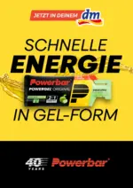 dm-drogerie Powerbar: Schnelle Energie in Gel-Form! - bis 14.06.2026