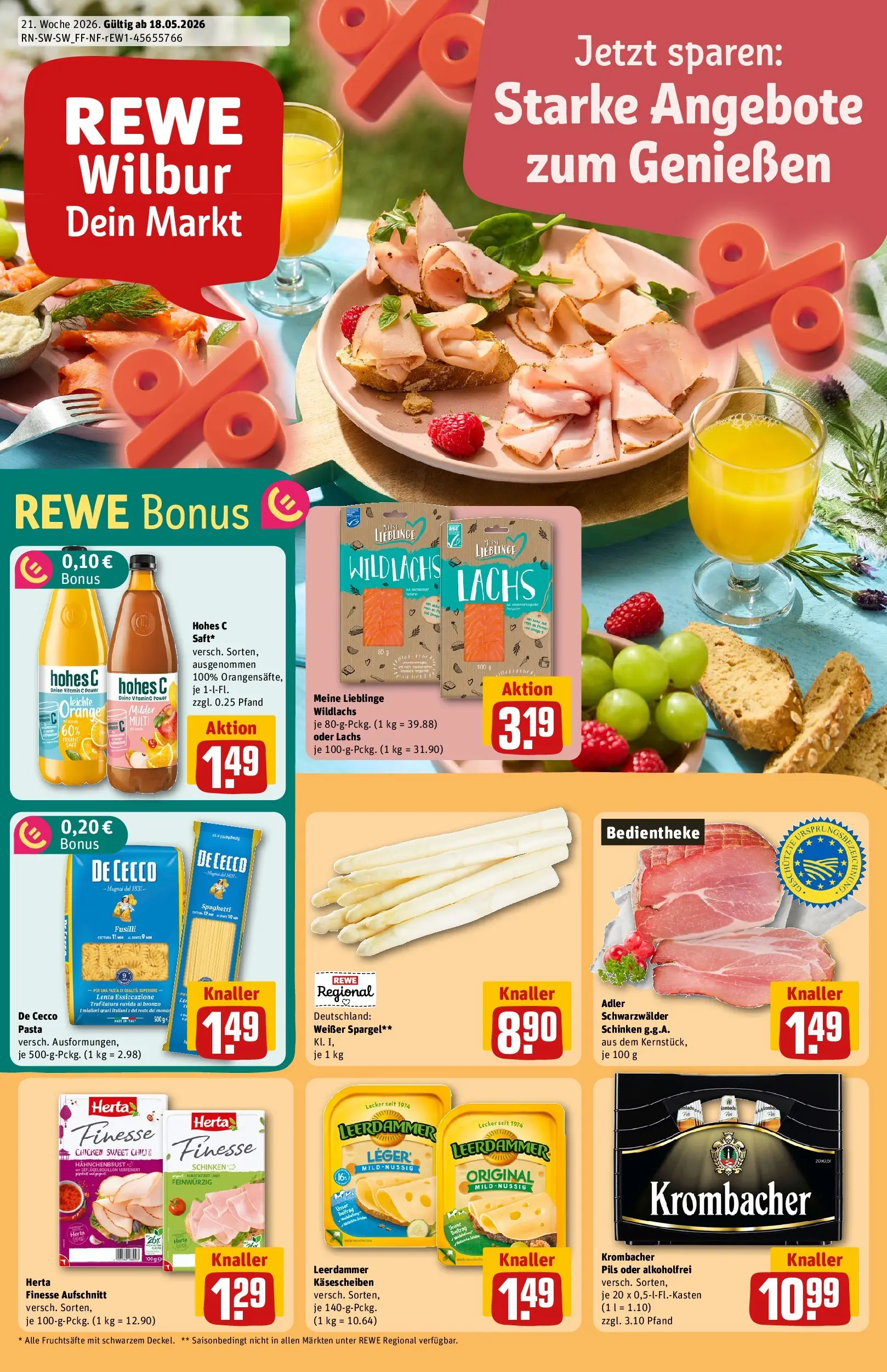 REWE Prospekt ab 17.05.2026 zum Blättern » Angebote | Seite: 1