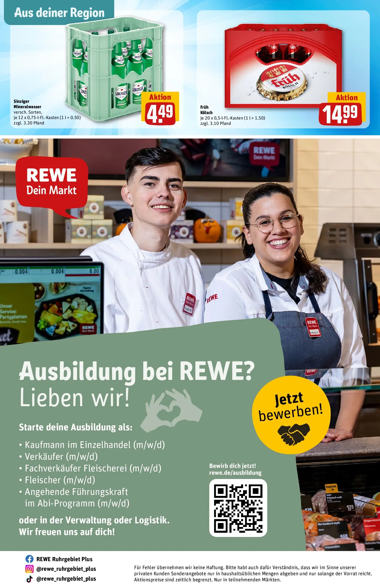 REWE Prospekt ab 17.05.2026 zum Blättern » Angebote | Seite: 30 | Produkte: Mineralwasser