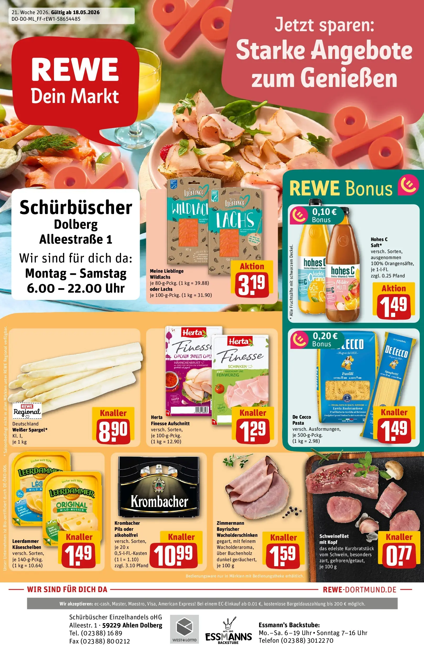 REWE Prospekt ab 17.05.2026 zum Blättern » Angebote | Seite: 1