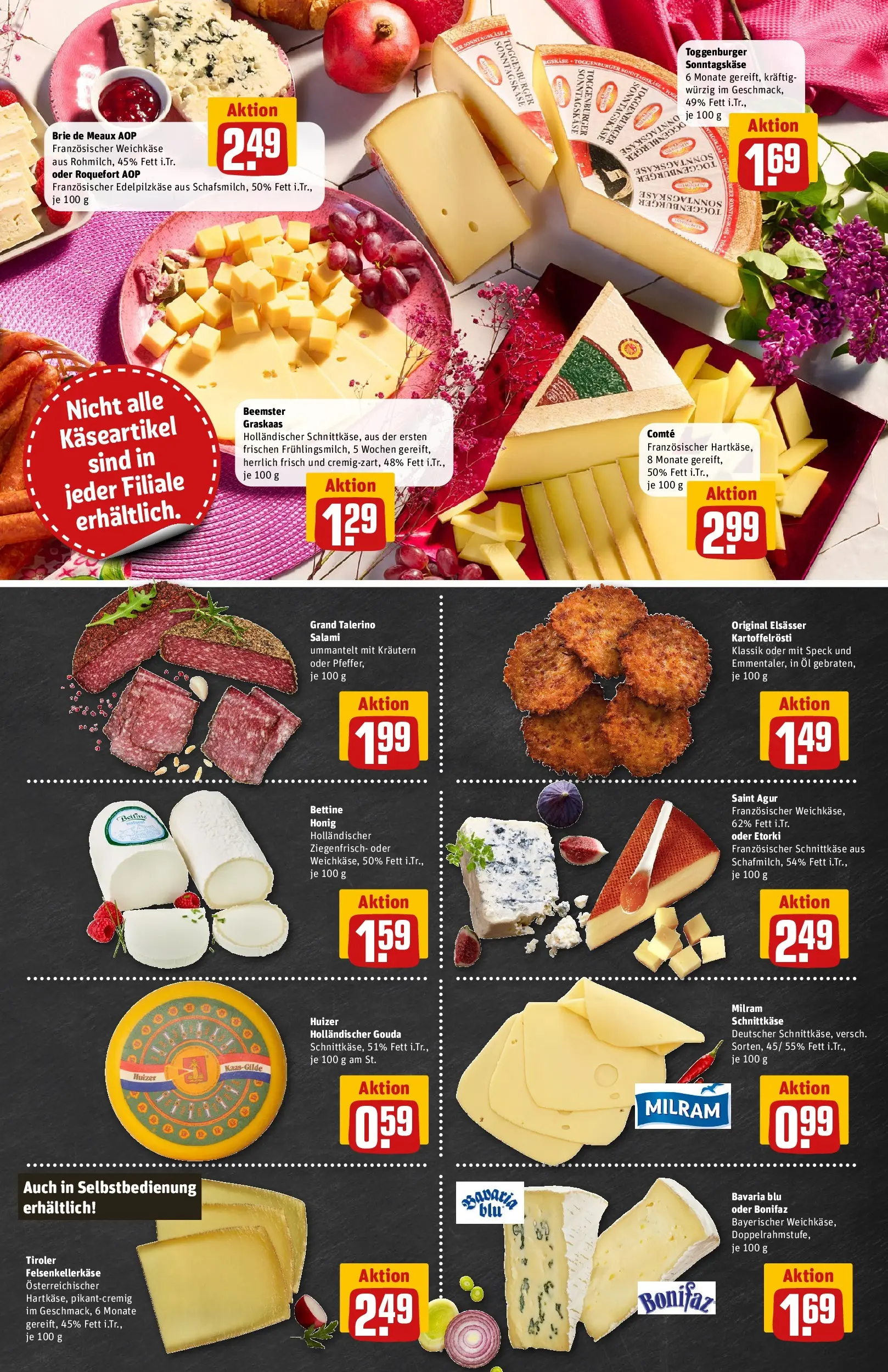 REWE Prospekt ab 17.05.2026 zum Blättern » Angebote | Seite: 9 | Produkte: Öl, Gouda, Milram, Salami
