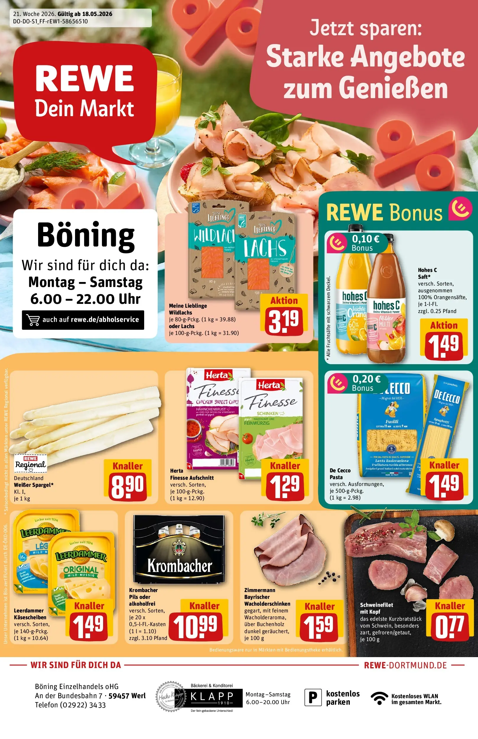 REWE Prospekt ab 17.05.2026 zum Blättern » Angebote | Seite: 1