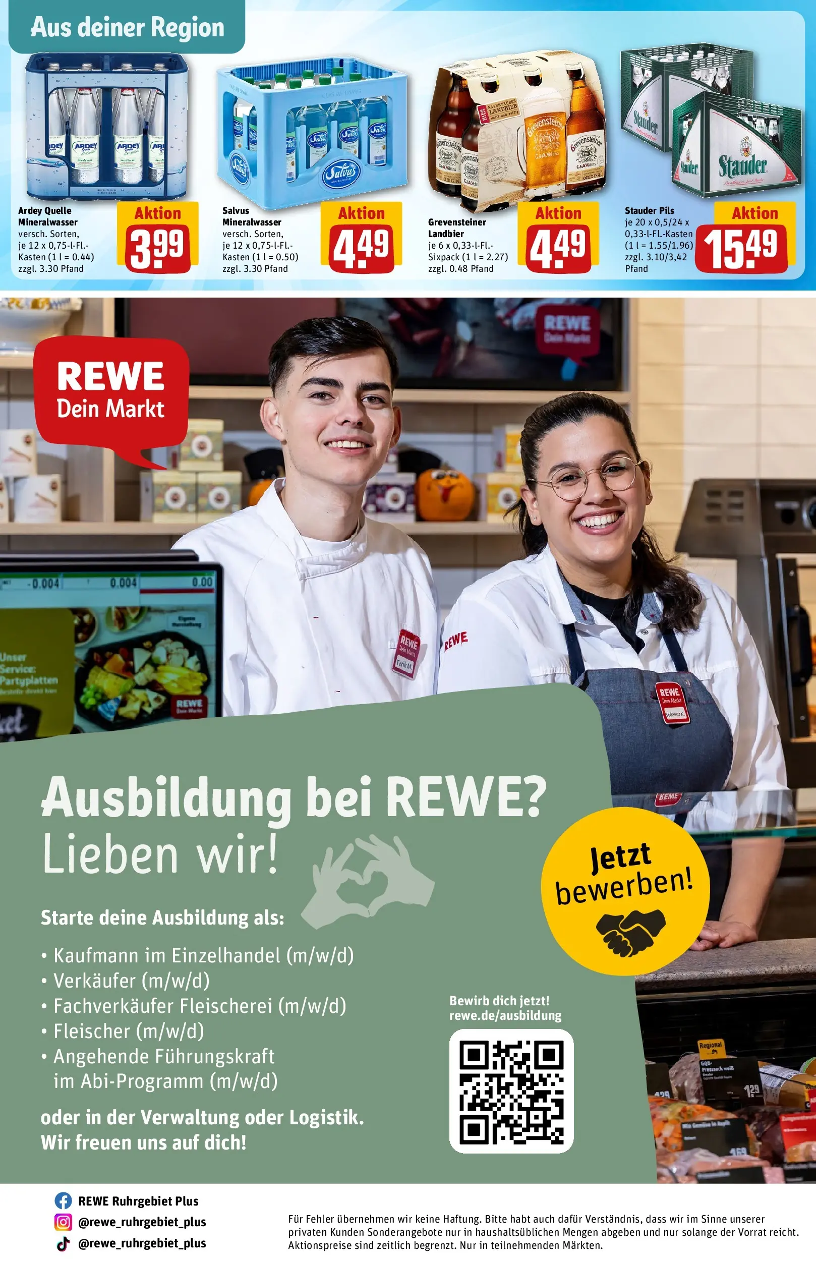 REWE Prospekt ab 17.05.2026 zum Blättern » Angebote | Seite: 31 | Produkte: Pils, Mineralwasser