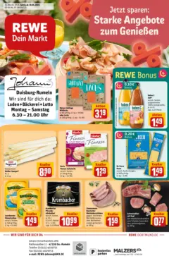 Rewe Prospekt Duisburg / Rumeln	 ab 17.05.2026 gültig