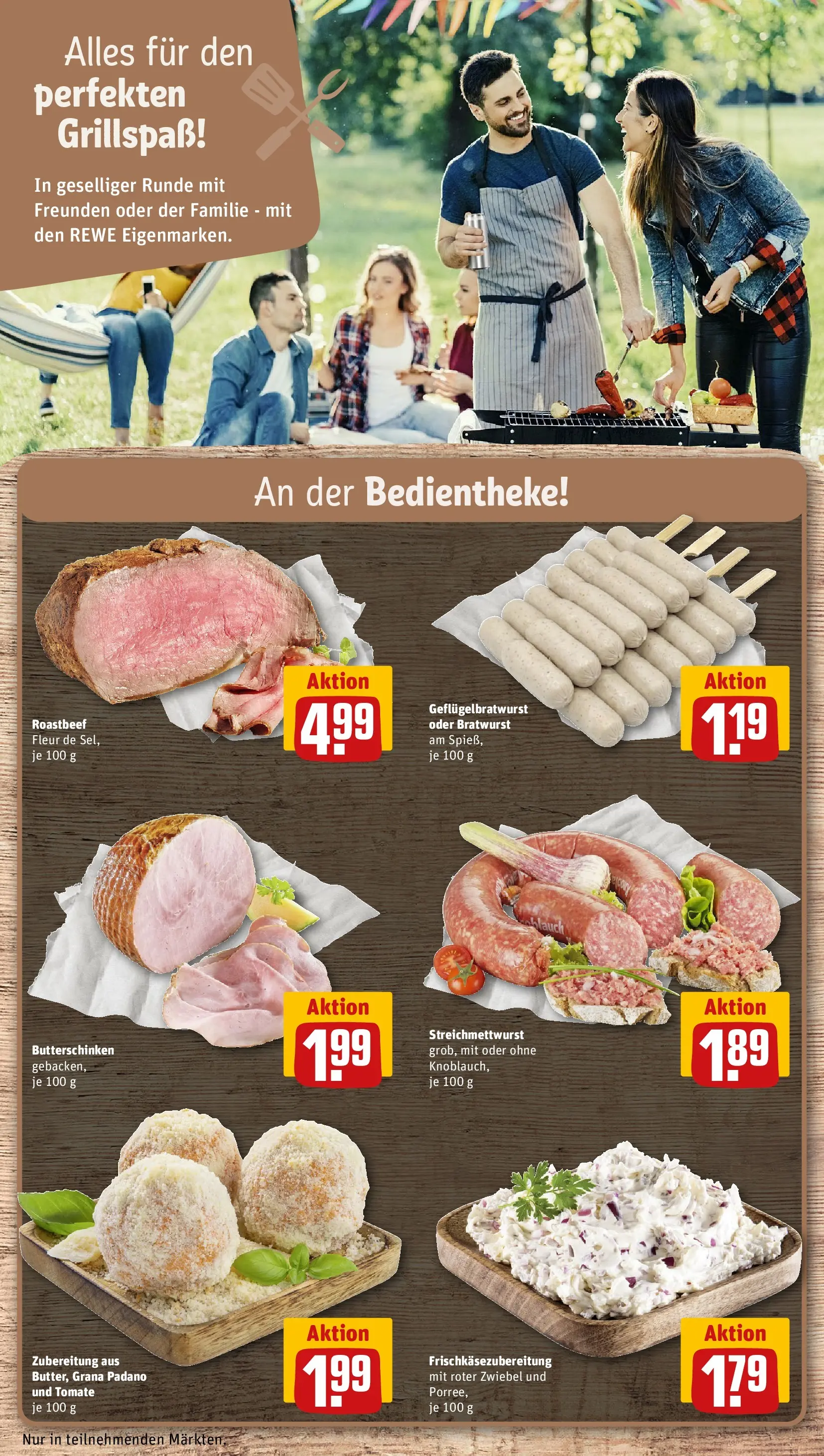 REWE Prospekt ab 17.05.2026 zum Blättern » Angebote | Seite: 15 | Produkte: Bratwurst, Roastbeef