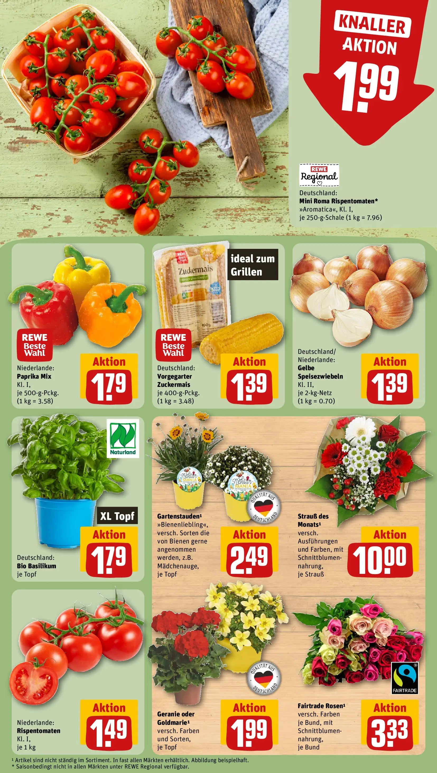 REWE Prospekt ab 17.05.2026 zum Blättern » Angebote | Seite: 11 | Produkte: Paprika