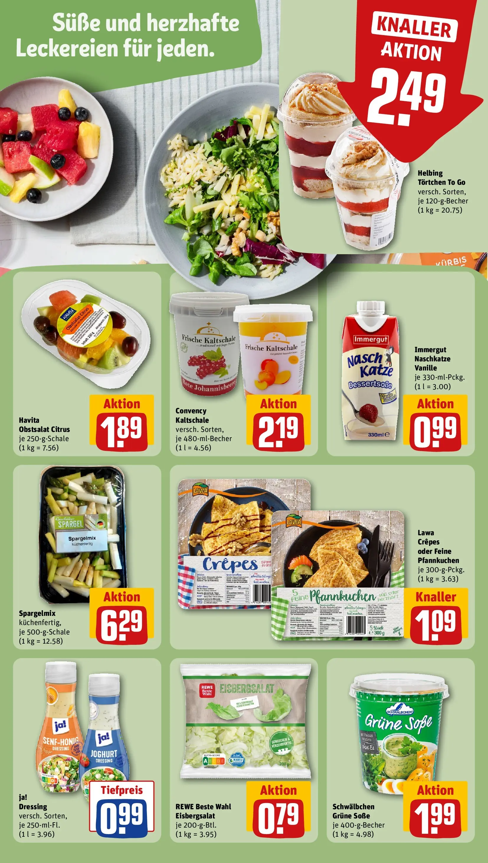 REWE Prospekt ab 17.05.2026 zum Blättern » Angebote | Seite: 17 | Produkte: Dressing, Eisbergsalat, Spargel, Kürbis