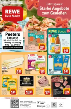 Rewe Prospekt Sonsbeck	 ab 17.05.2026 gültig