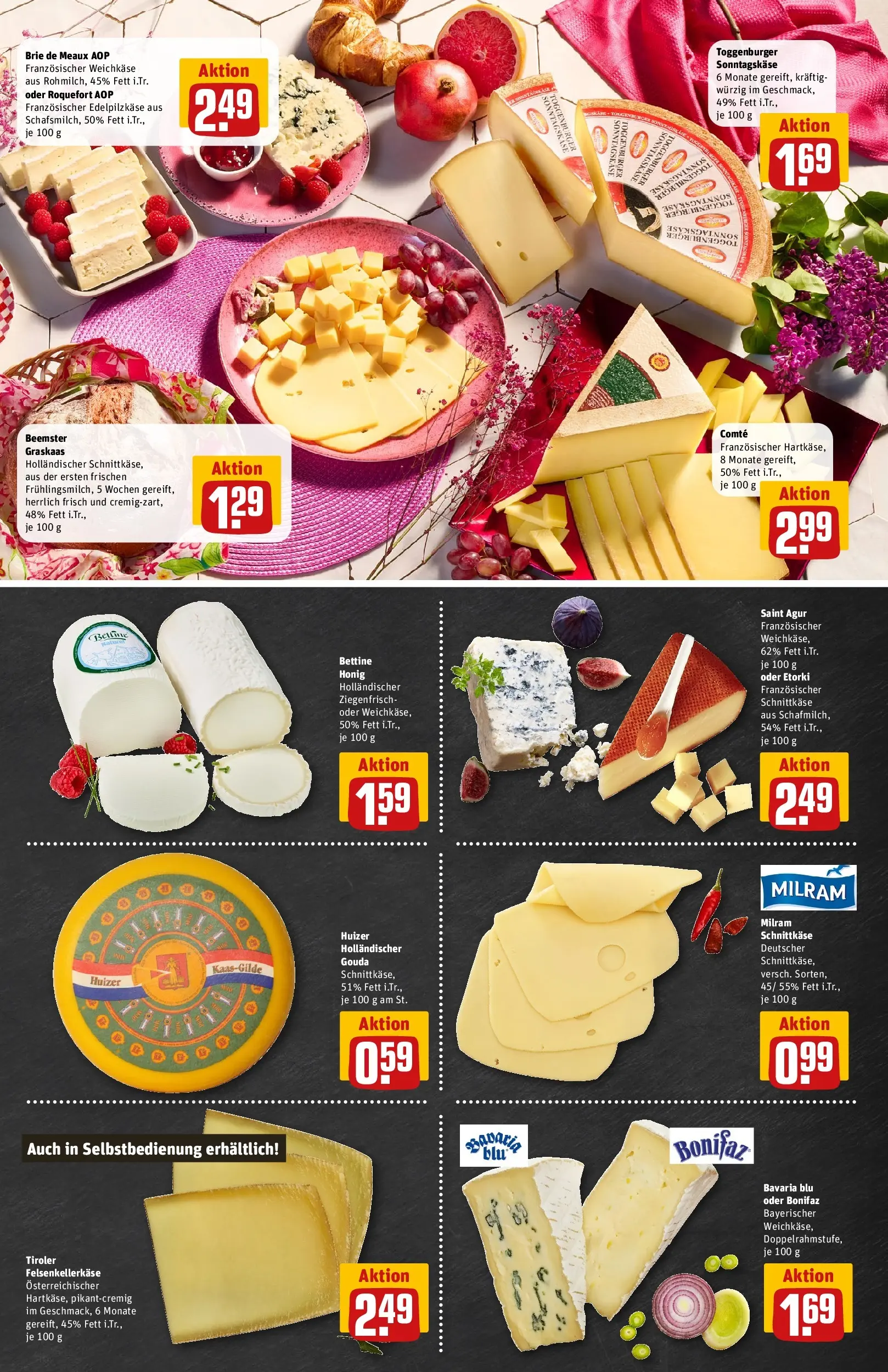 REWE Prospekt ab 17.05.2026 zum Blättern » Angebote | Seite: 9 | Produkte: Gouda, Milram