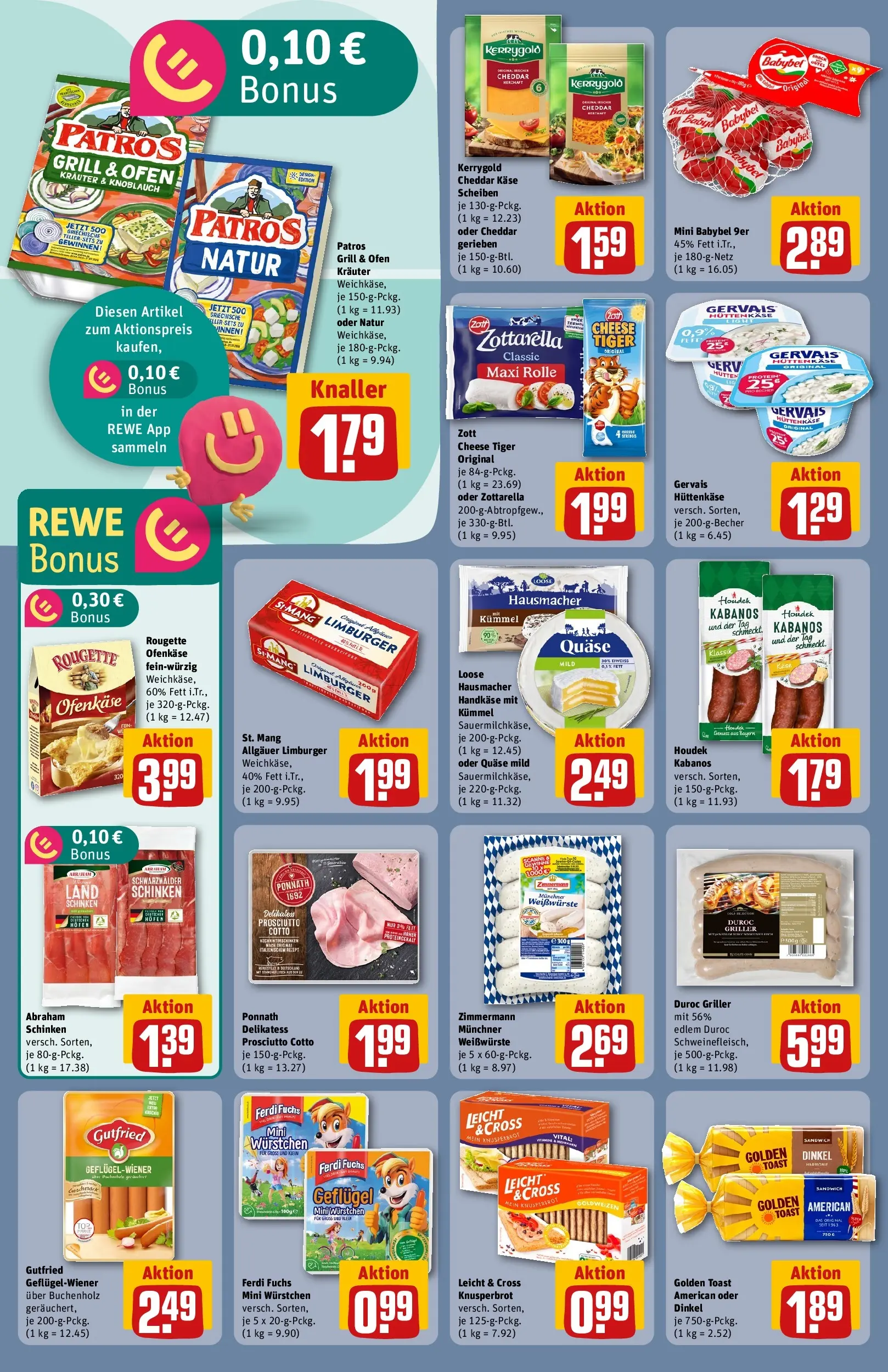 REWE Prospekt ab 17.05.2026 zum Blättern » Angebote | Seite: 10 | Produkte: Ofen, Käse, Knoblauch, Babybel