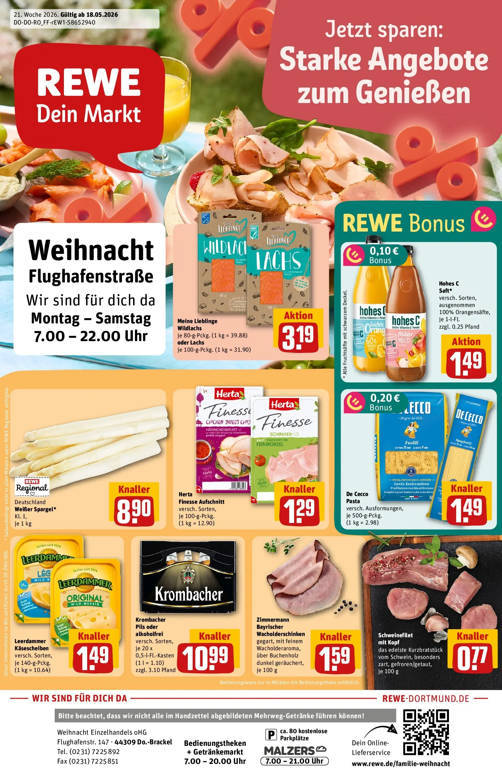 REWE Prospekt ab 18.05.2026 zum Blättern » Angebote | Seite: 5 | Produkte: Öl, Pils, Chili, Hahnchenbrust