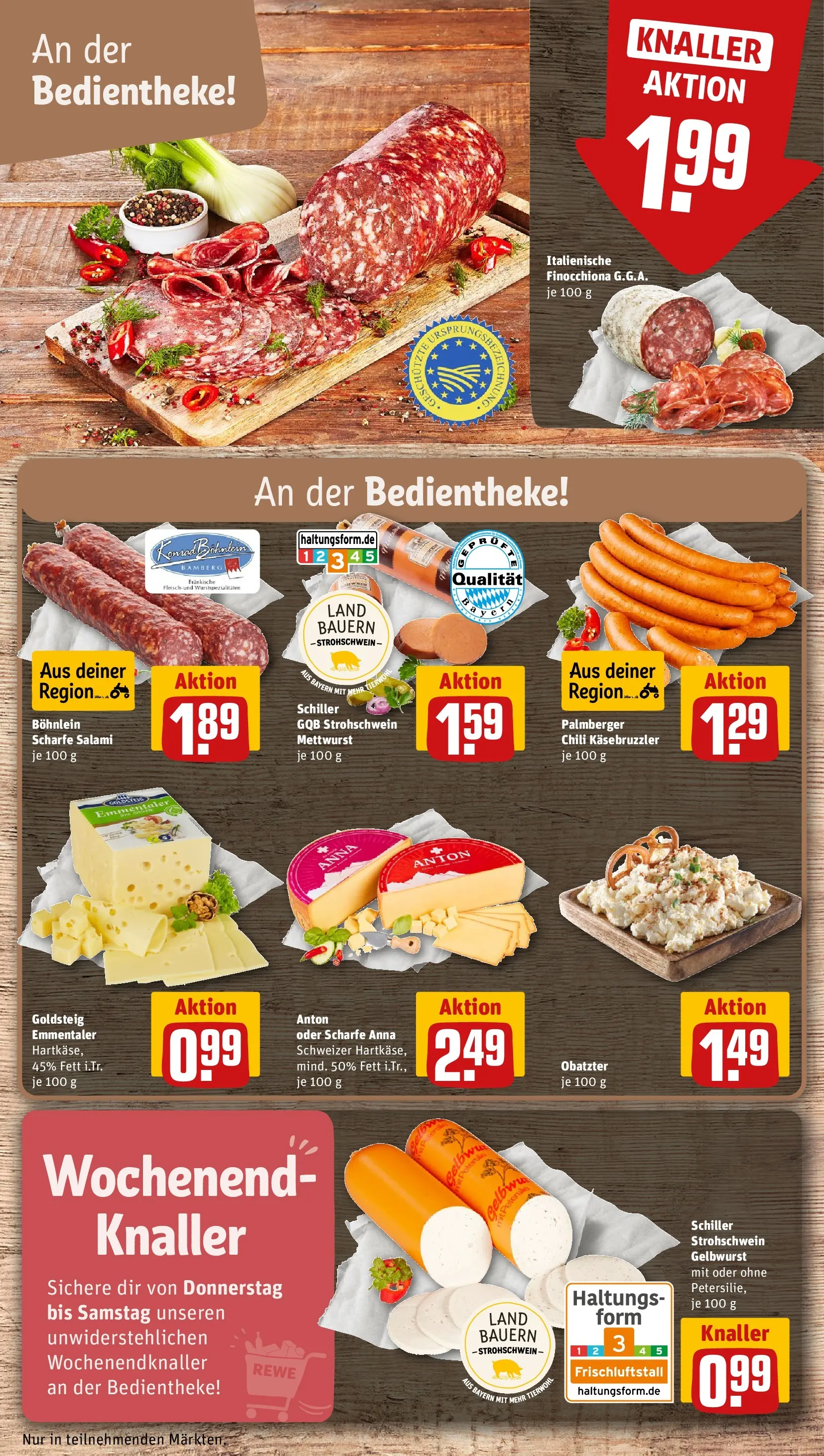 REWE Prospekt ab 17.05.2026 zum Blättern » Angebote | Seite: 15 | Produkte: Chili, Salami