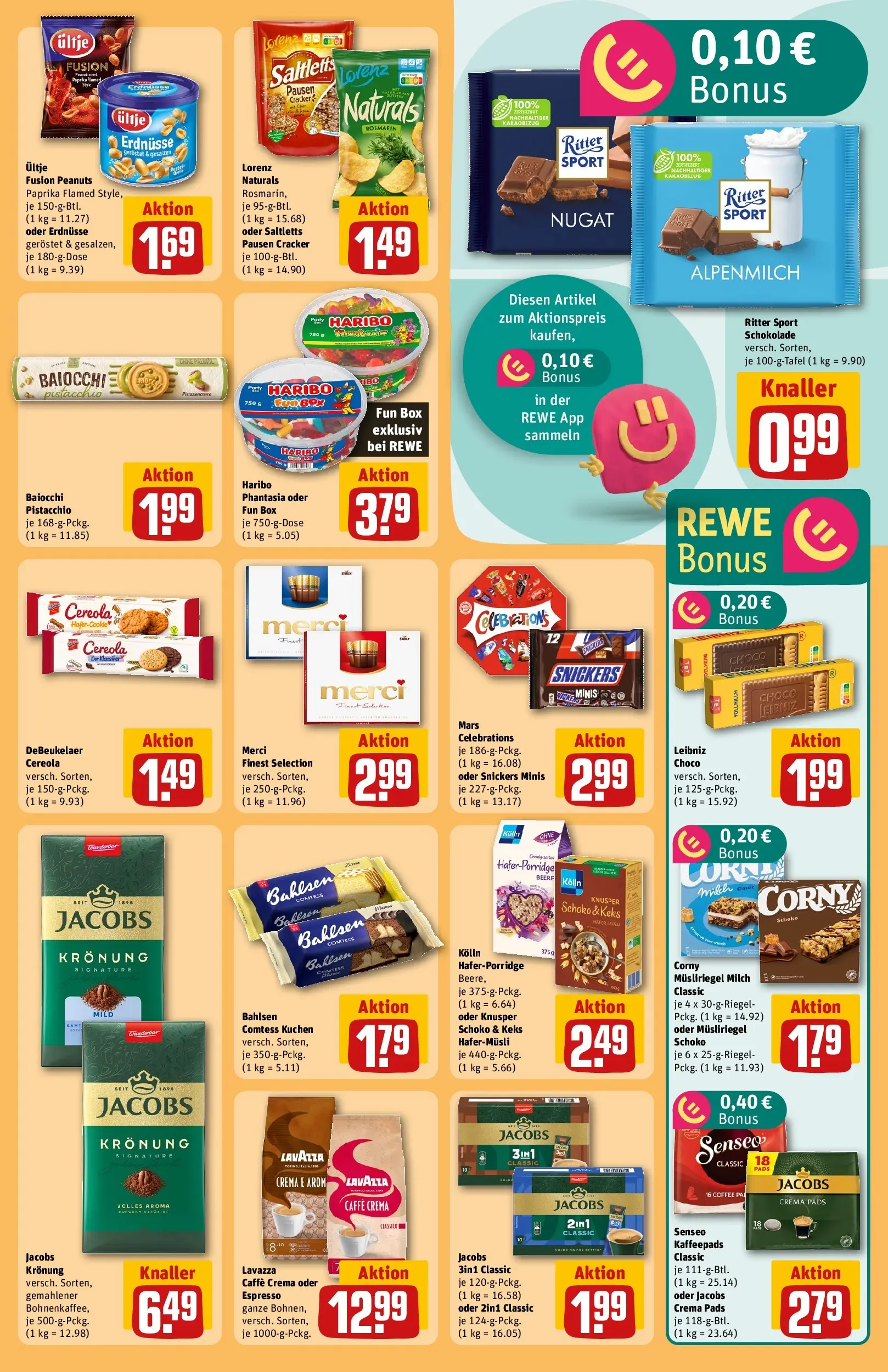 REWE Prospekt ab 17.05.2026 zum Blättern » Angebote | Seite: 25 | Produkte: Schokolade, Box, Celebrations, Chips