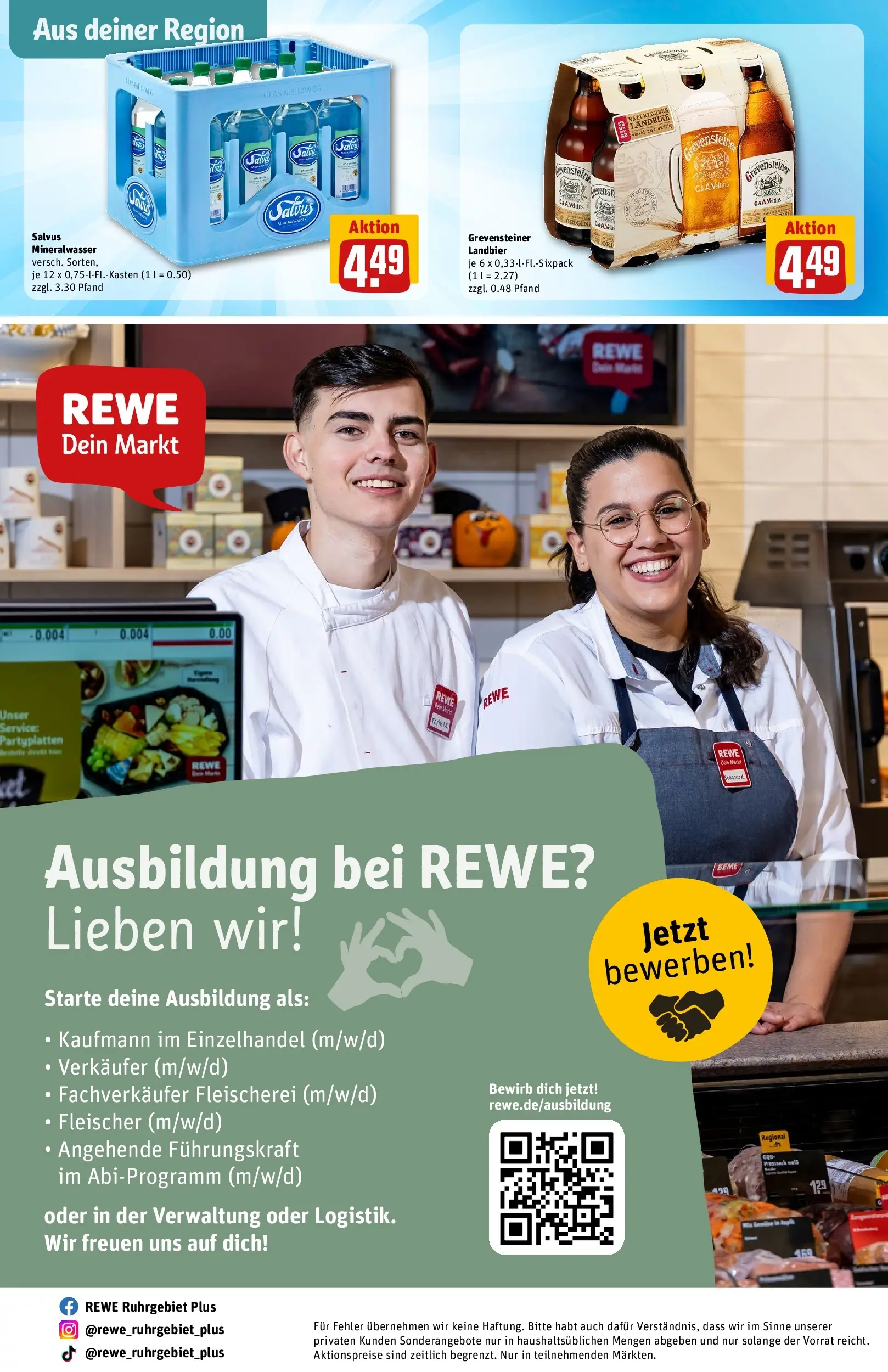 REWE Prospekt ab 17.05.2026 zum Blättern » Angebote | Seite: 30 | Produkte: Mineralwasser, Veltins