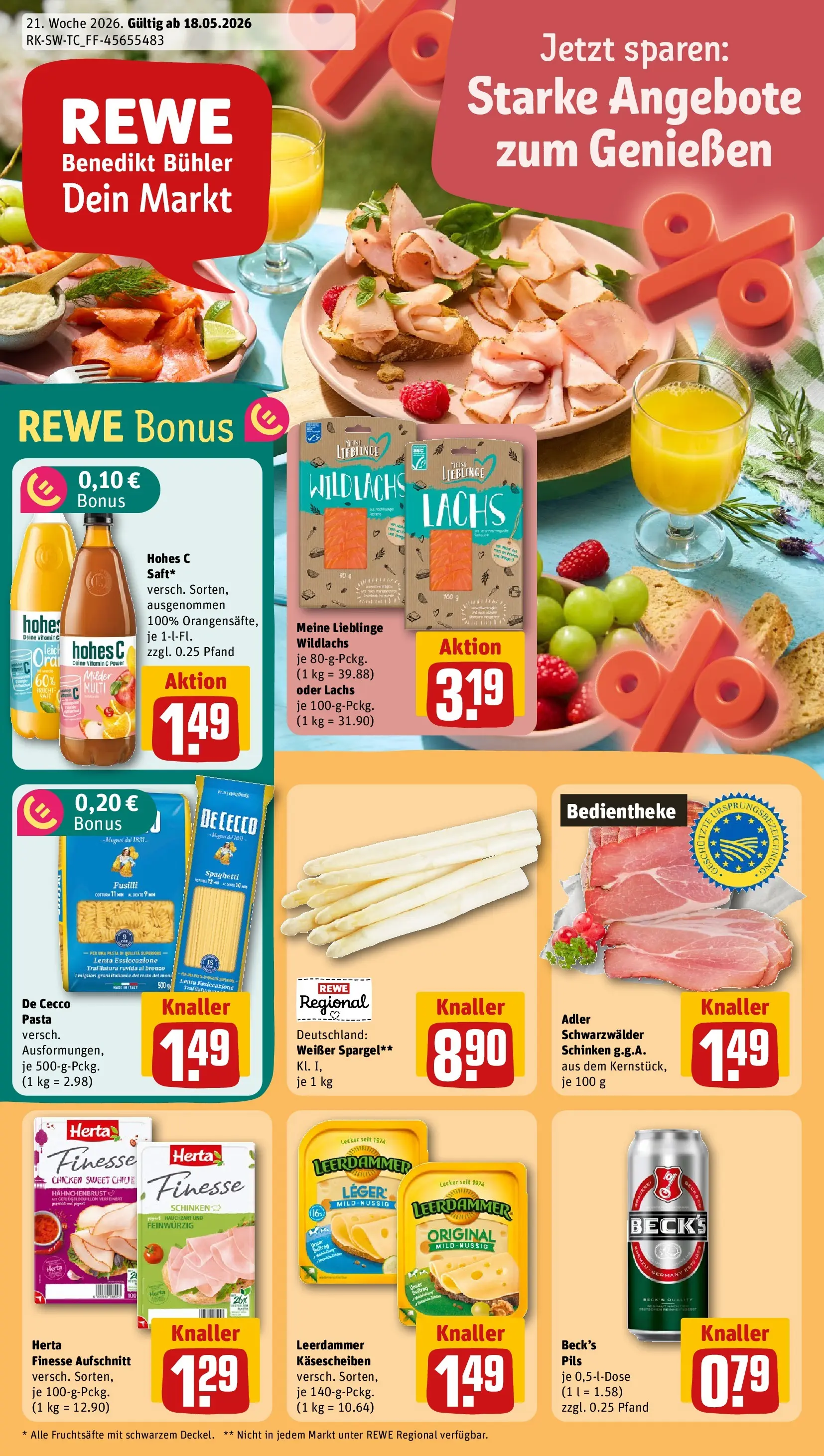 REWE Prospekt ab 17.05.2026 zum Blättern » Angebote | Seite: 1