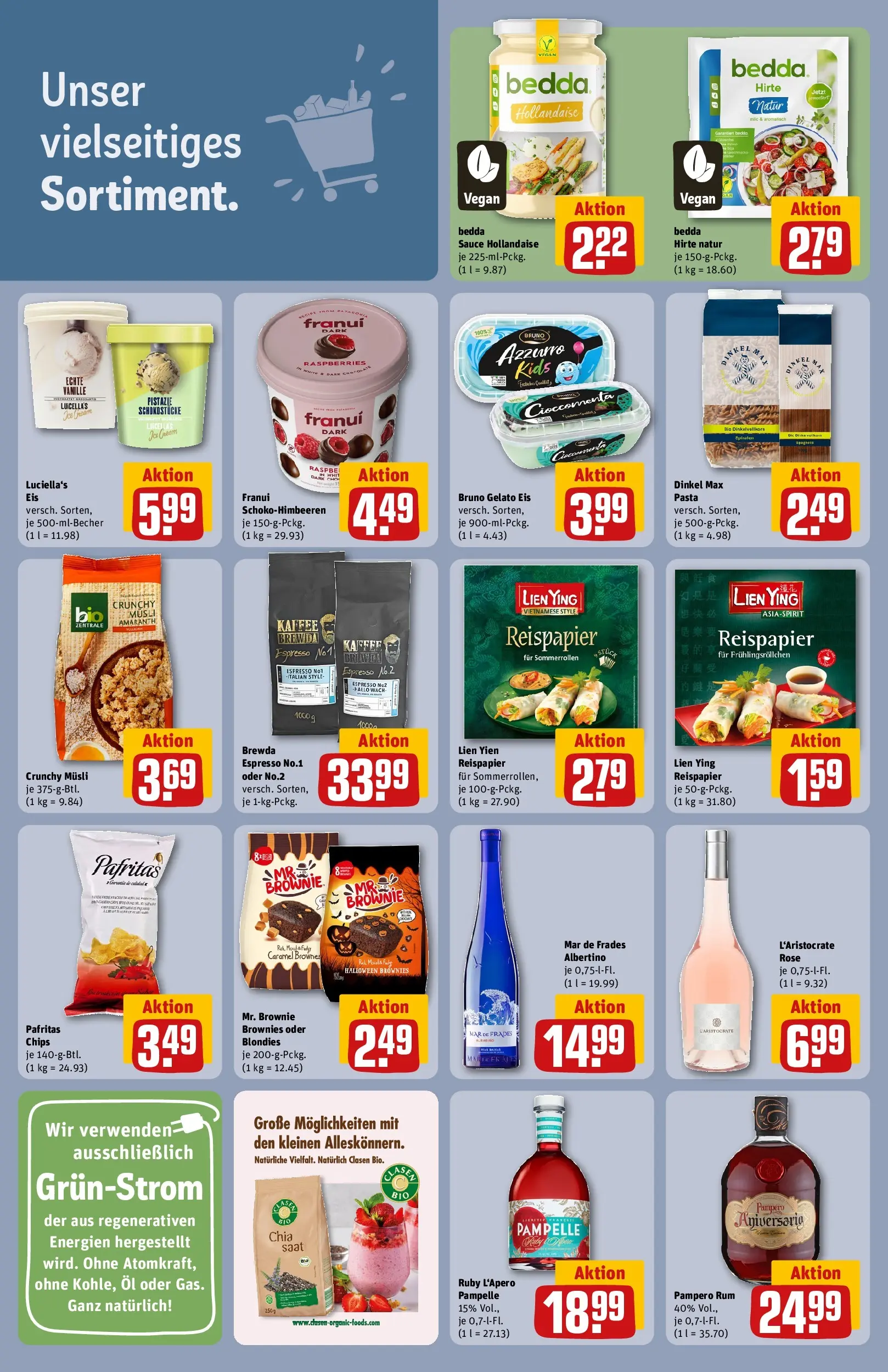 REWE Prospekt ab 17.05.2026 zum Blättern » Angebote | Seite: 36 | Produkte: Öl, Rum, Pasta, Eis